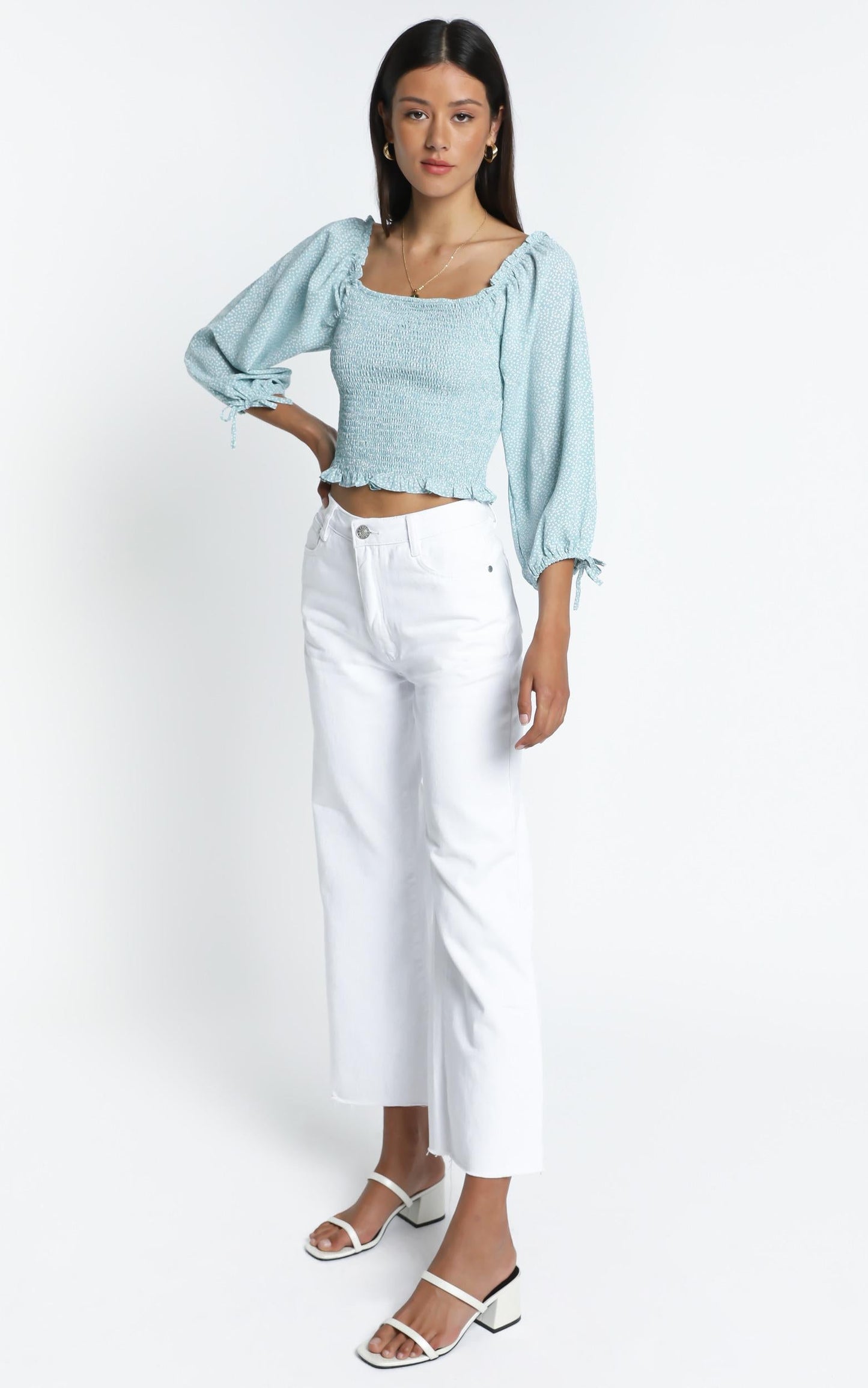 Freddie Top in Light Blue
