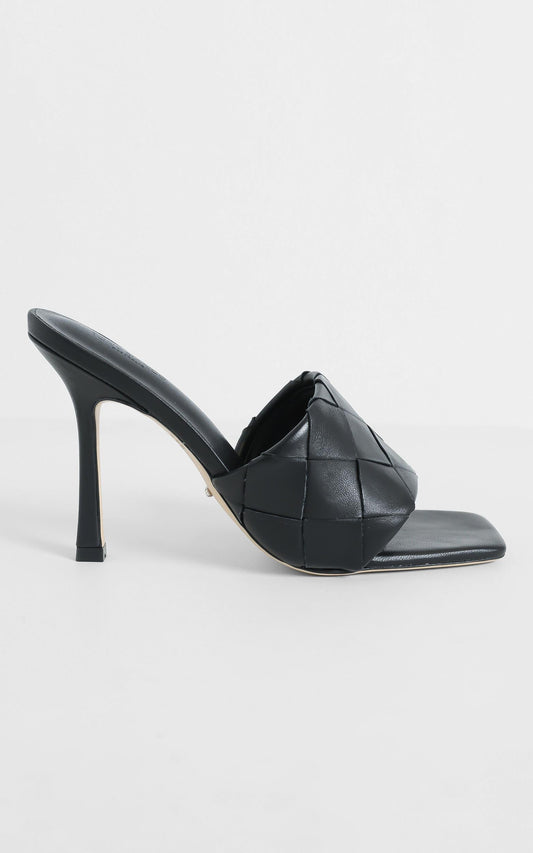 Tony Bianco - Frenzy Heels in Black Sheep Nappa