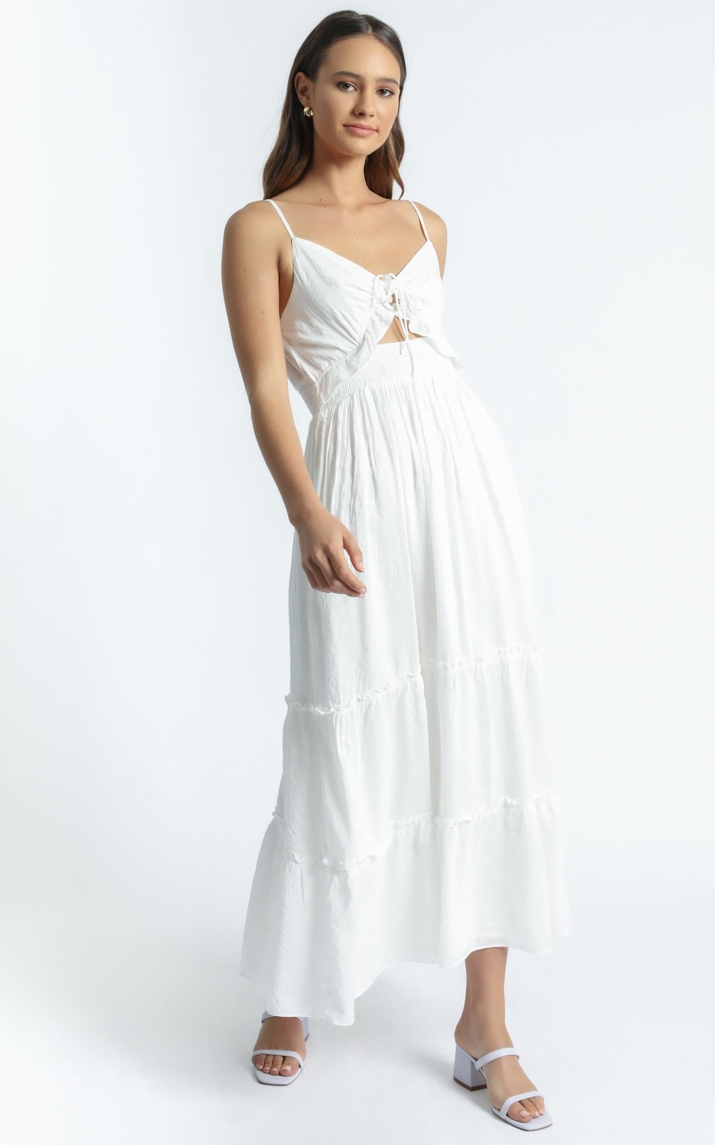 Frida Dress in White