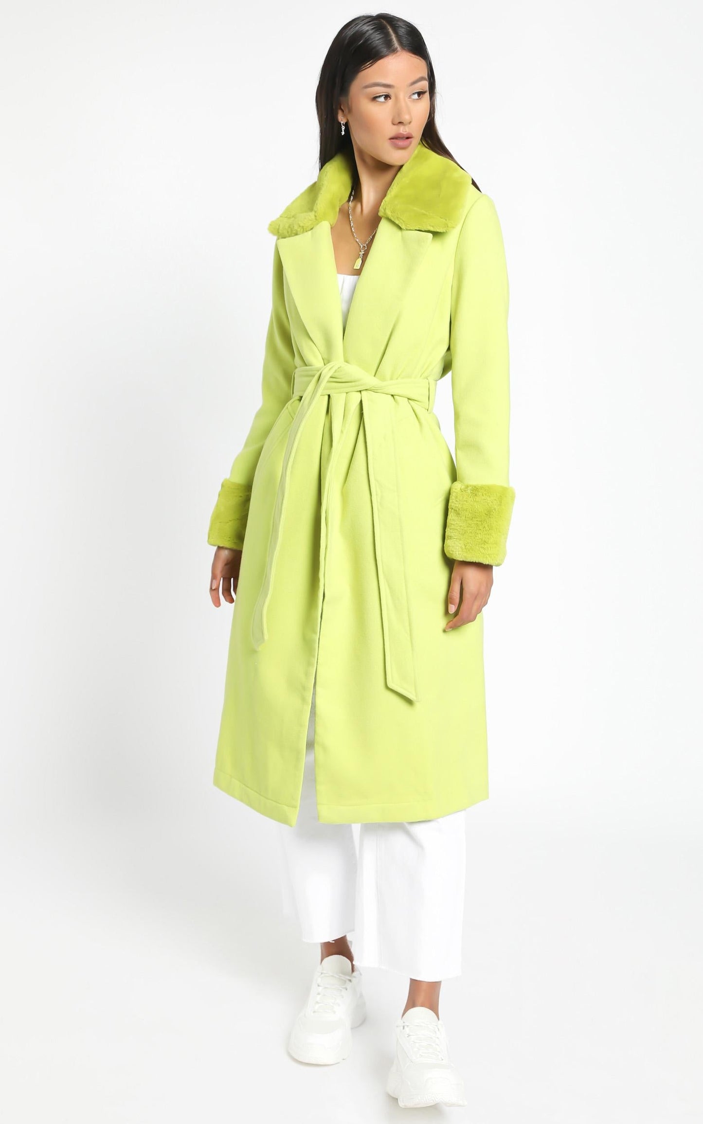 Manhattan Mornings Coat in Green