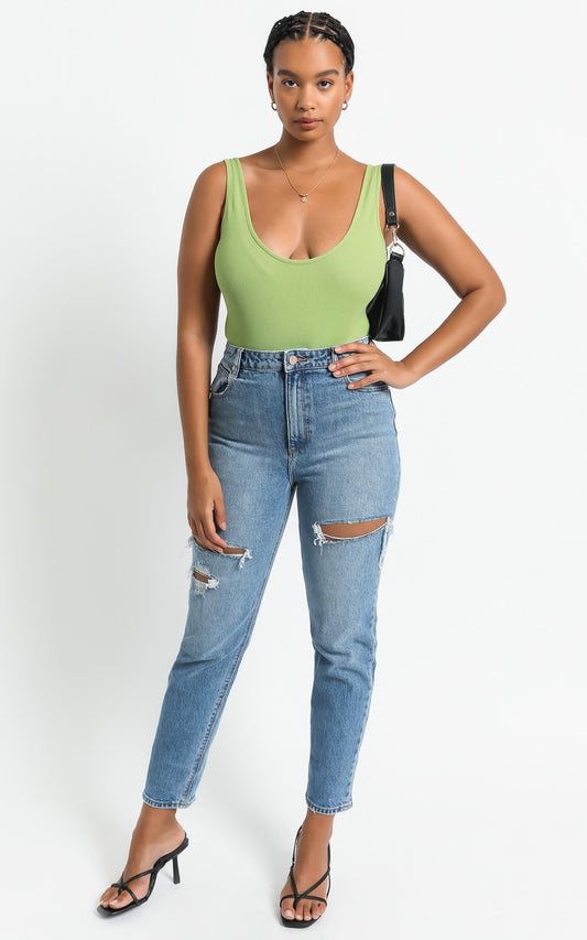 Emilie Bodysuit in Green