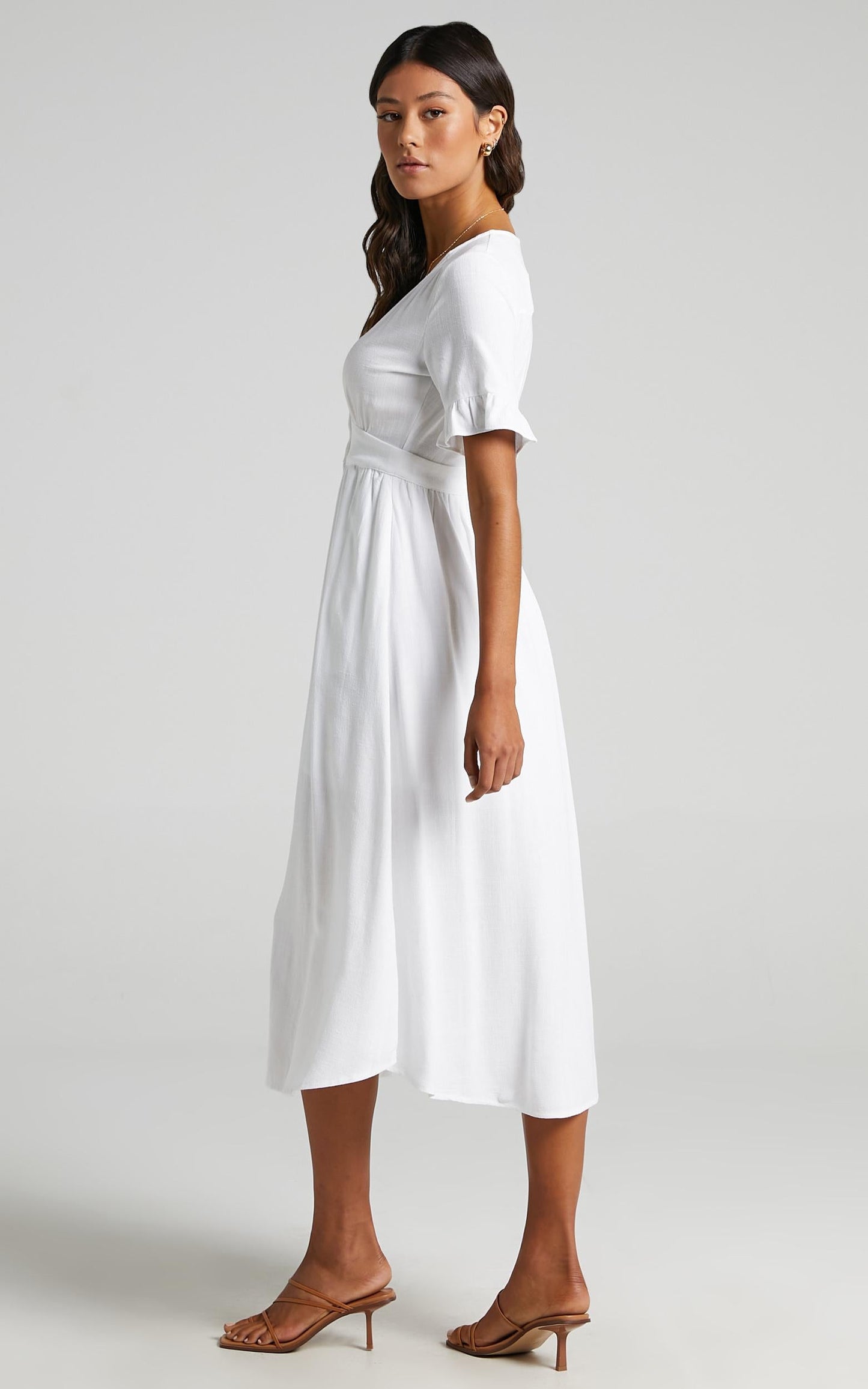 Gabbi Dress in White