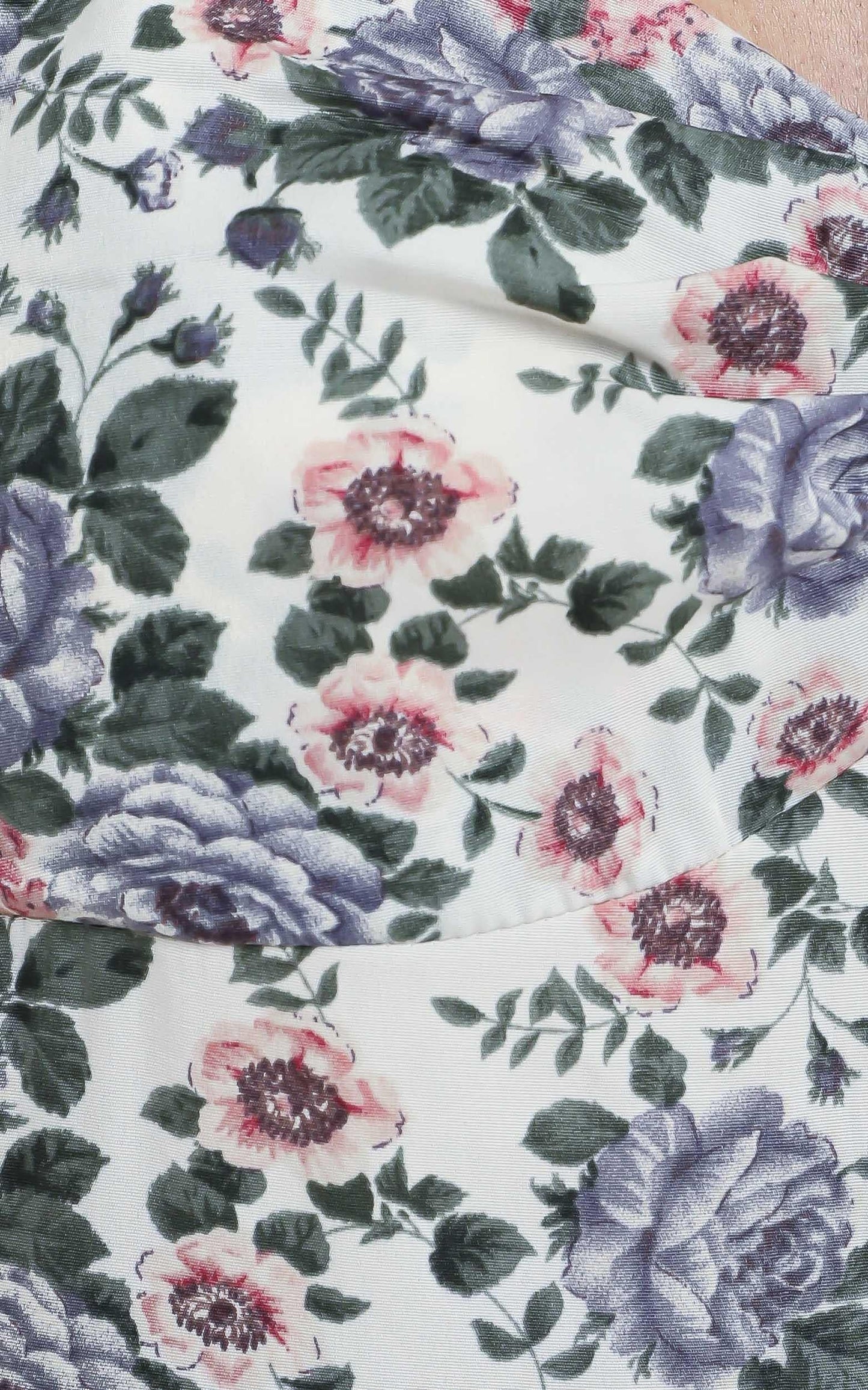 Gail Dress in Blue Floral