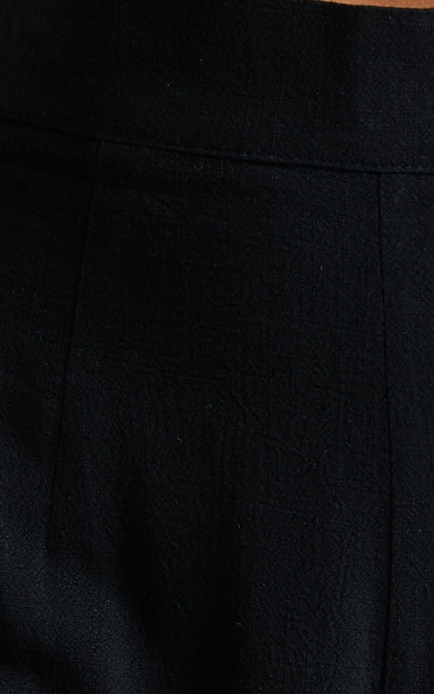 Gala Two Piece Set in Black Linen Look