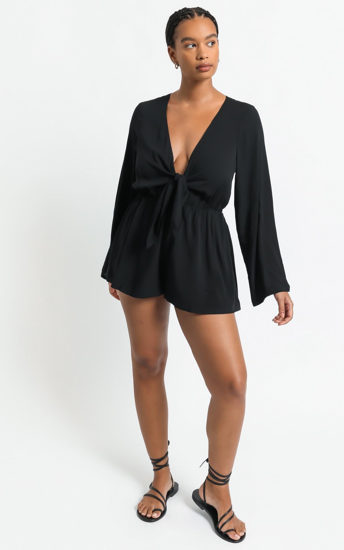 Genesis Playsuit in Black