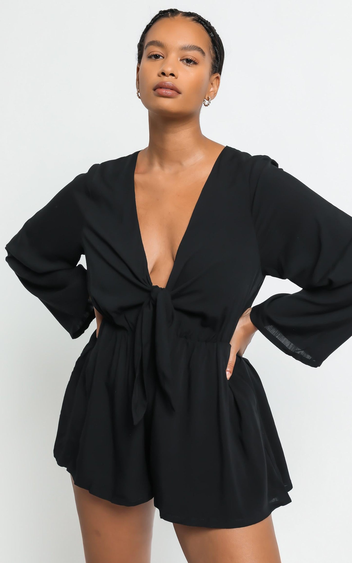 Genesis Playsuit in Black