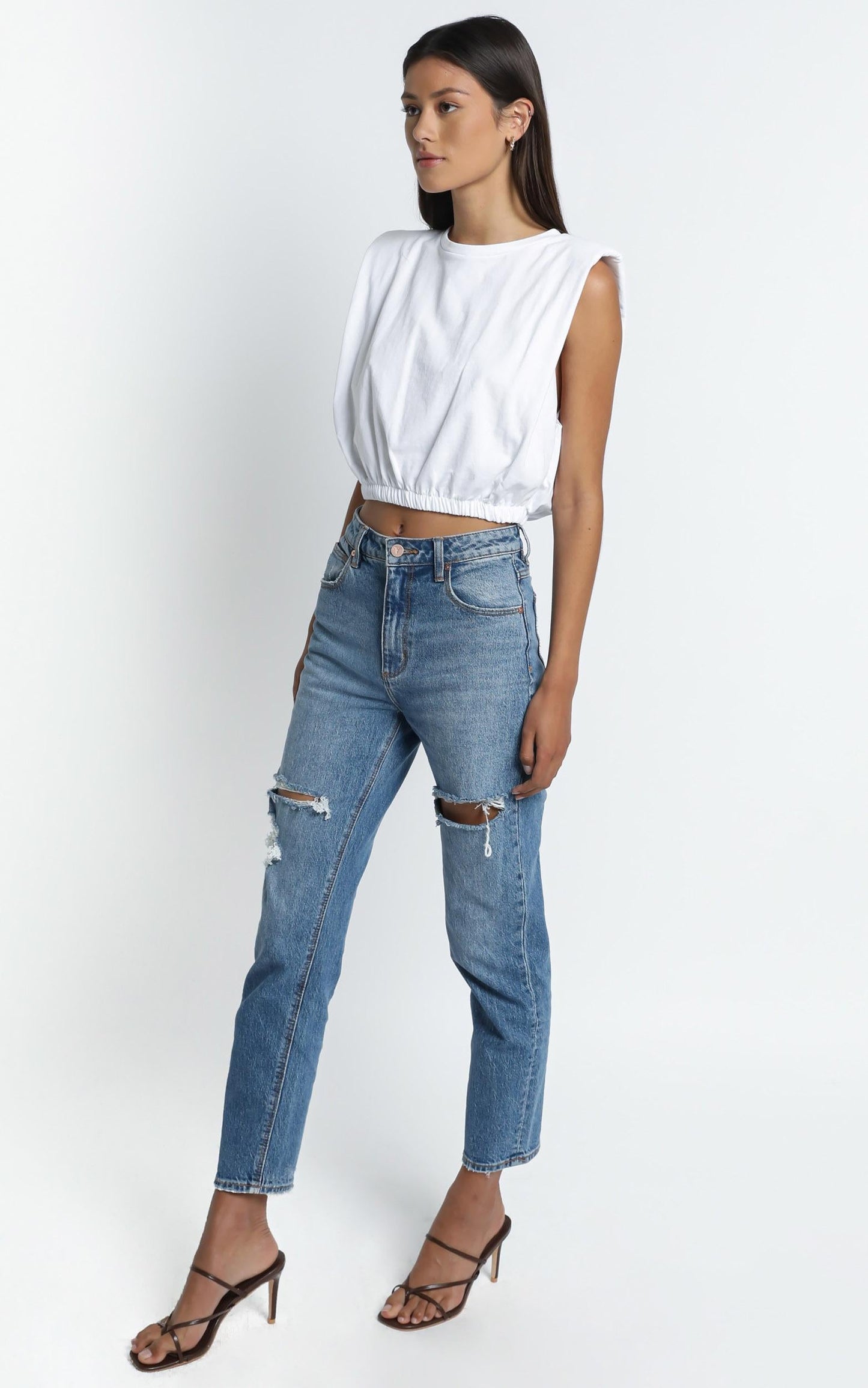 Geneva Top in White