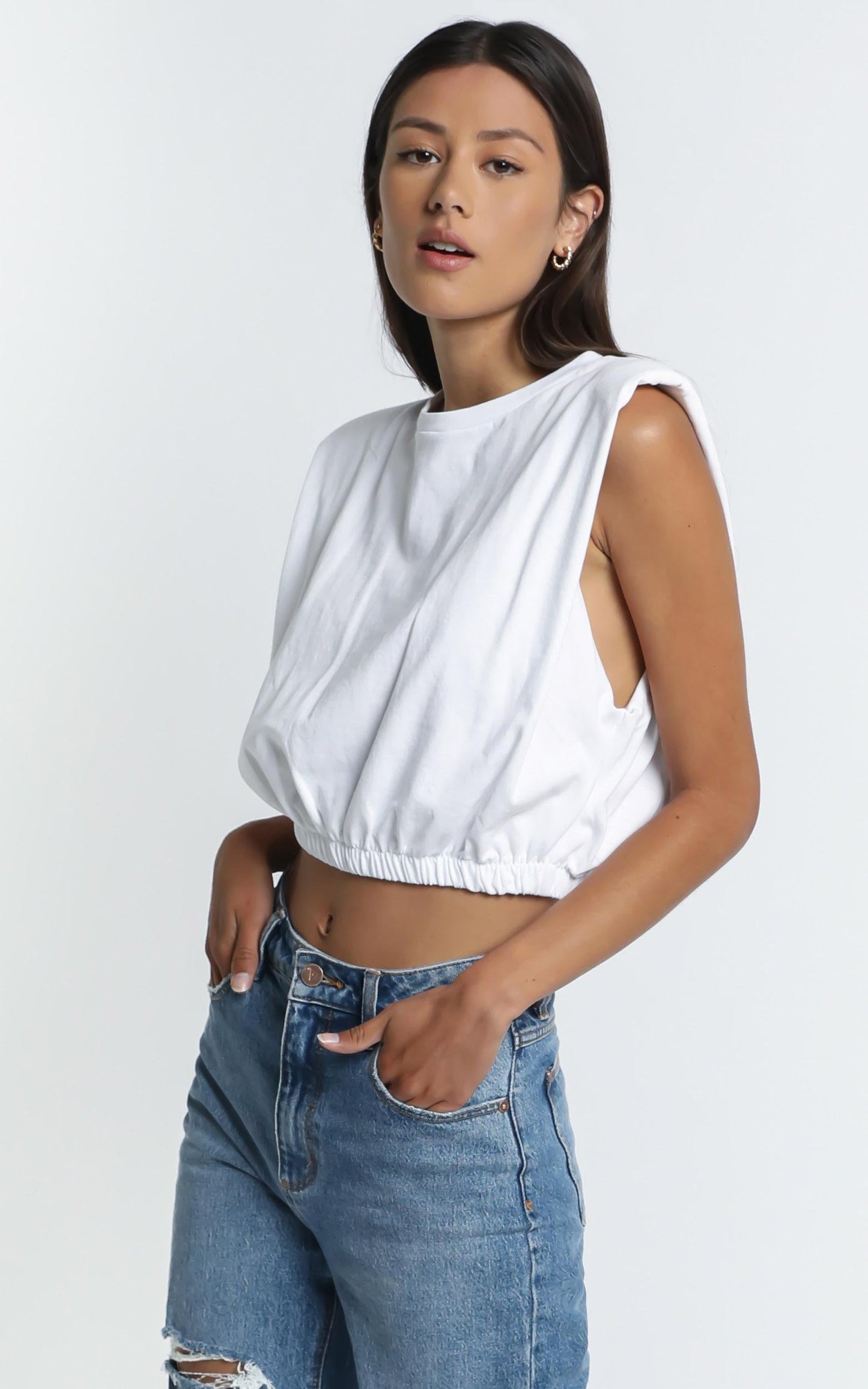 Geneva Top in White