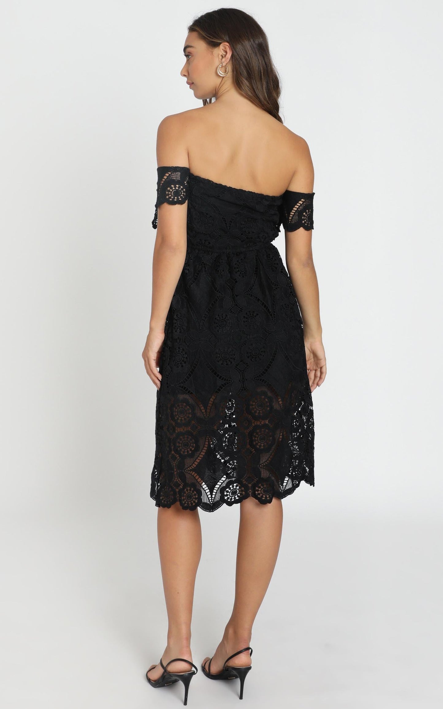 Get Ready Dress In Black Lace