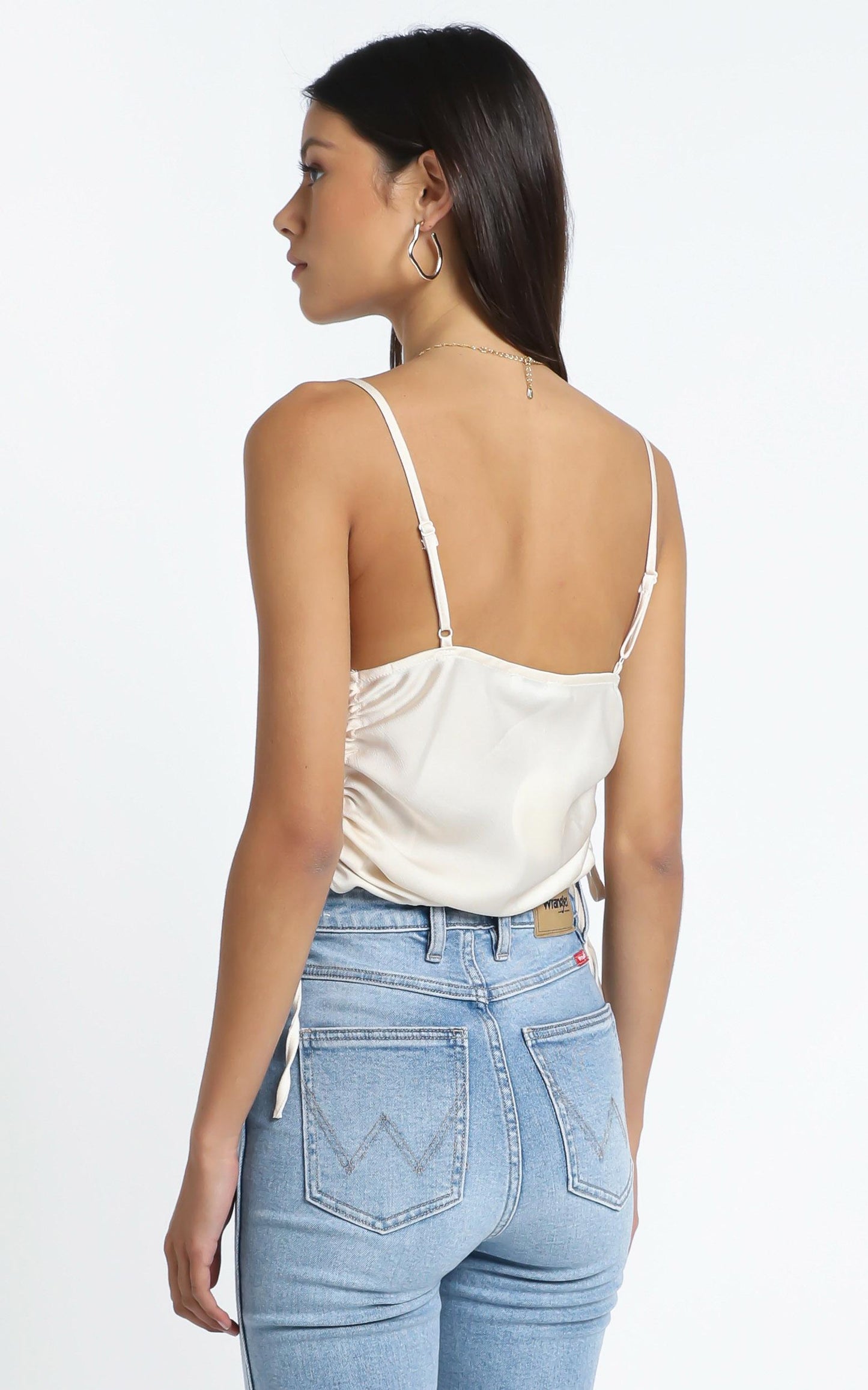 Gilana Top in Champagne