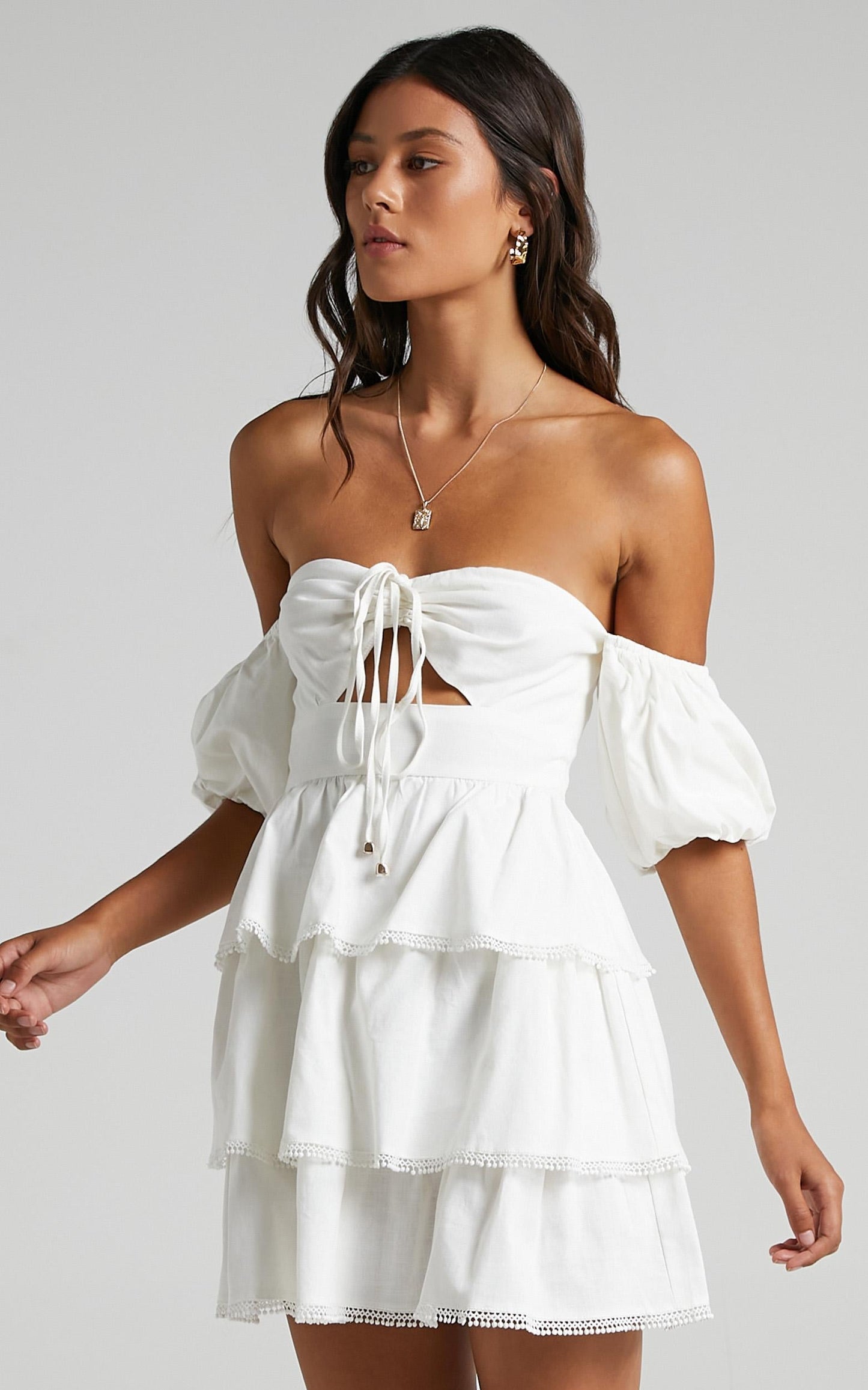 Gilmore Dress in White
