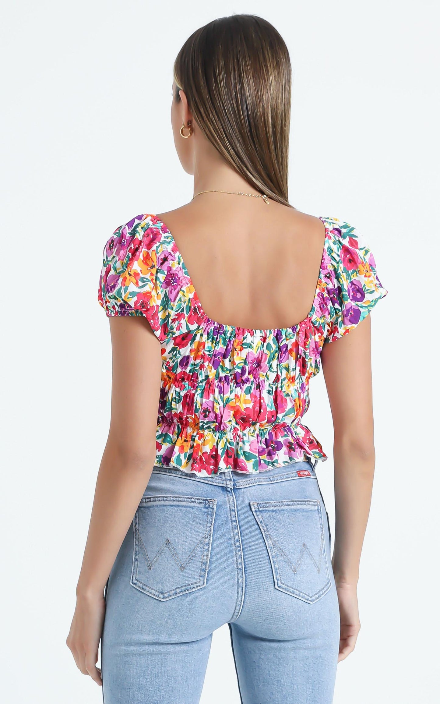 Gimme Top in Packed Floral