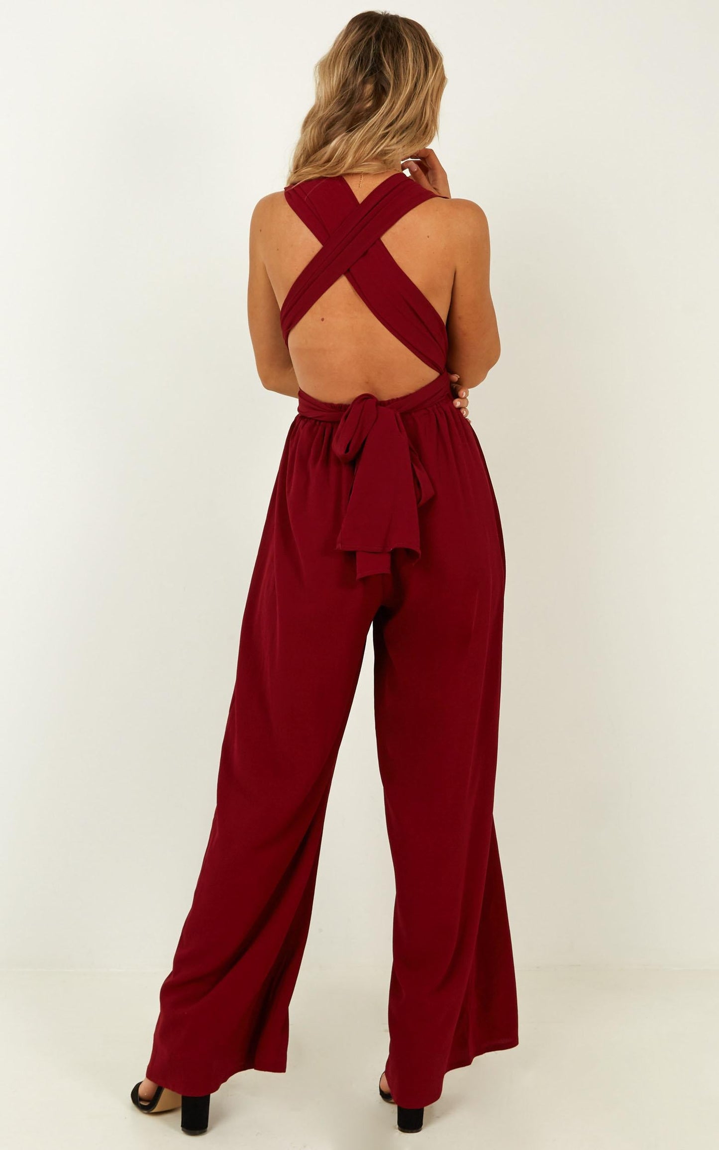 Girls Life Jumpsuit in Wine