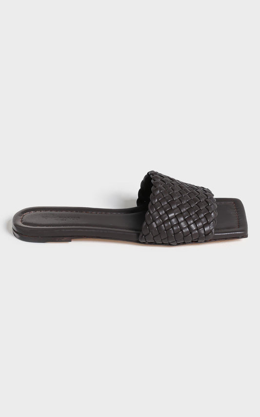 Tony Bianco - Giselle Sandals in Choc Sheep Napa