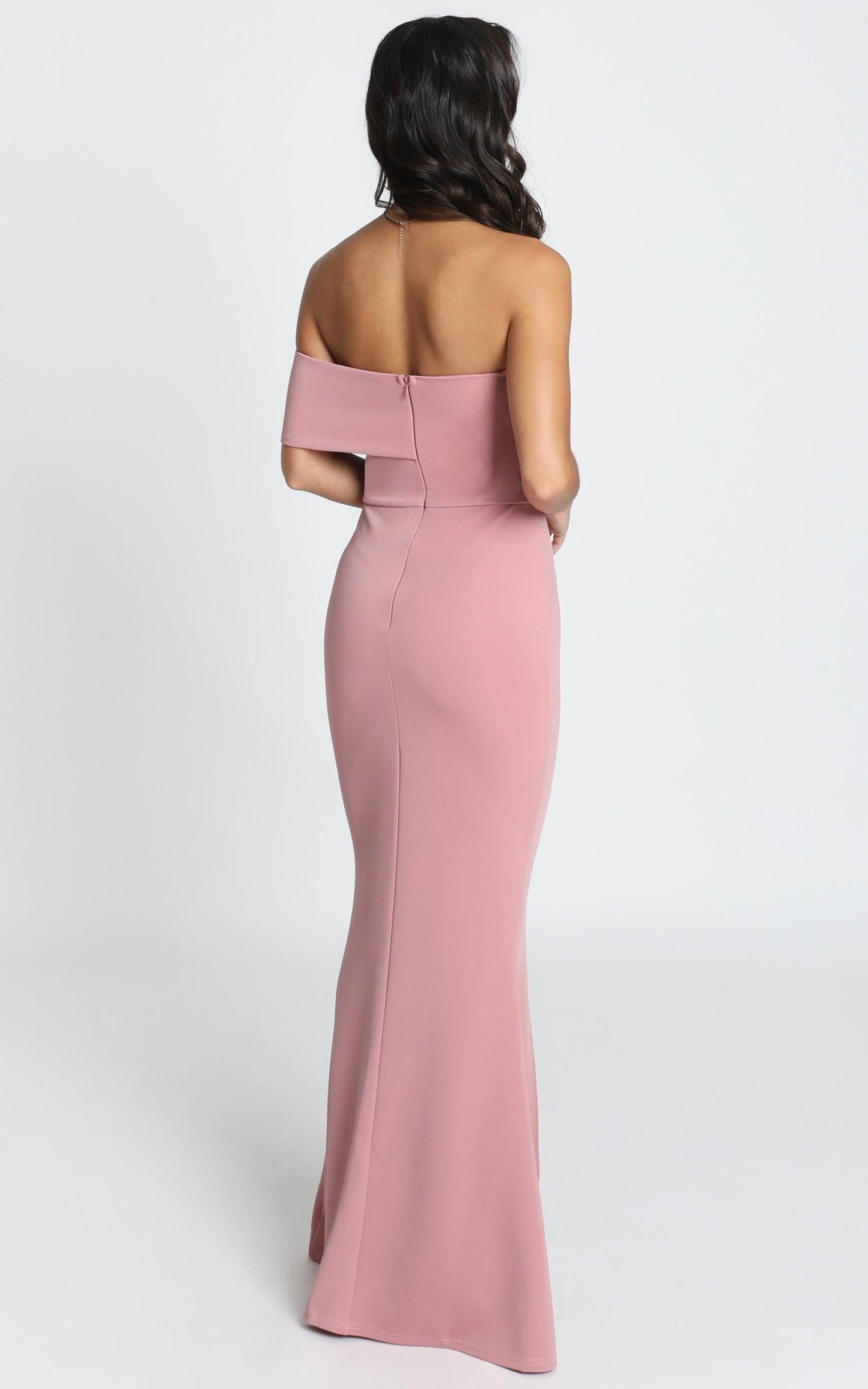 Glamour Girl Maxi Dress in Dusty Rose