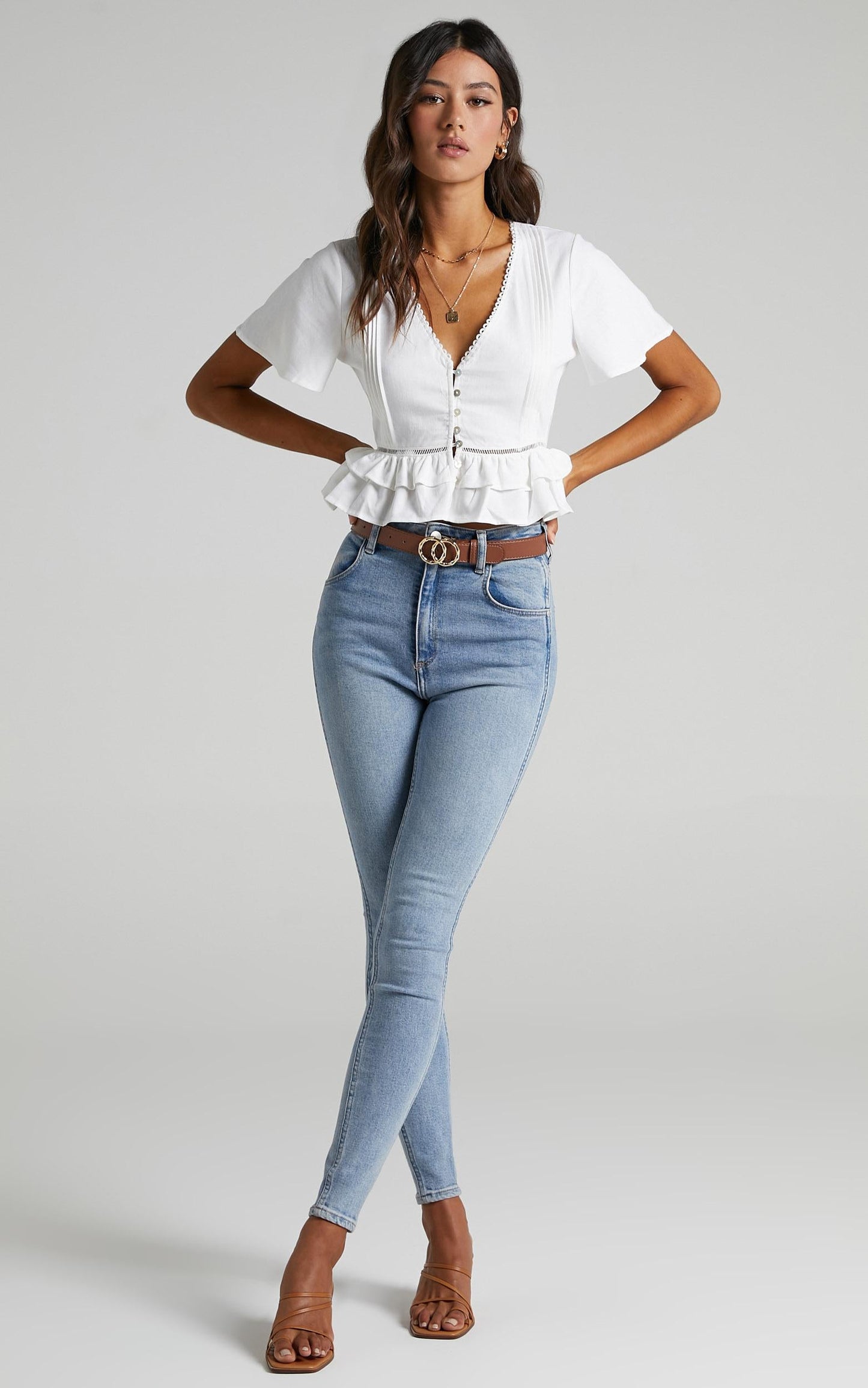 Glyn Top in White