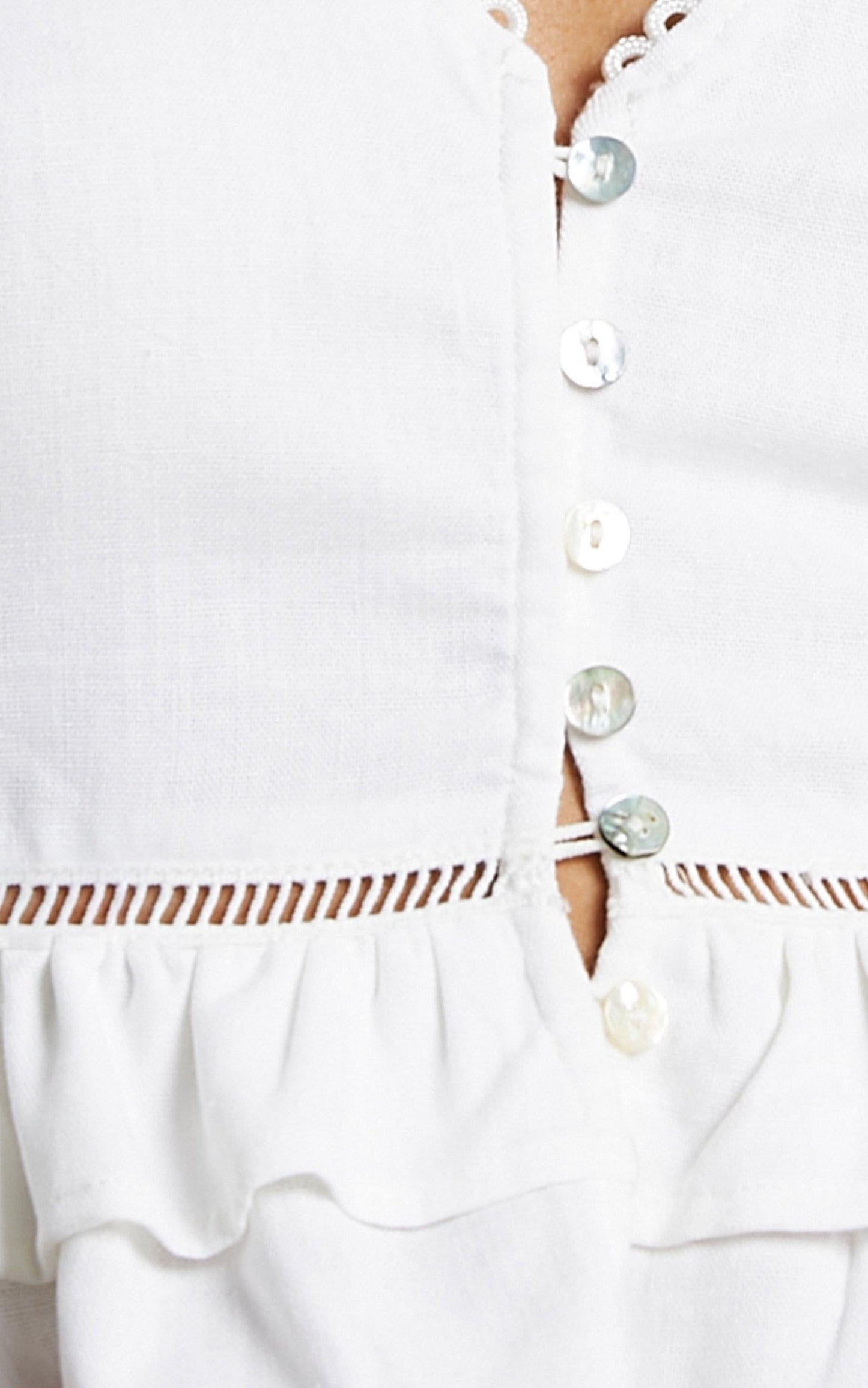 Glyn Top in White