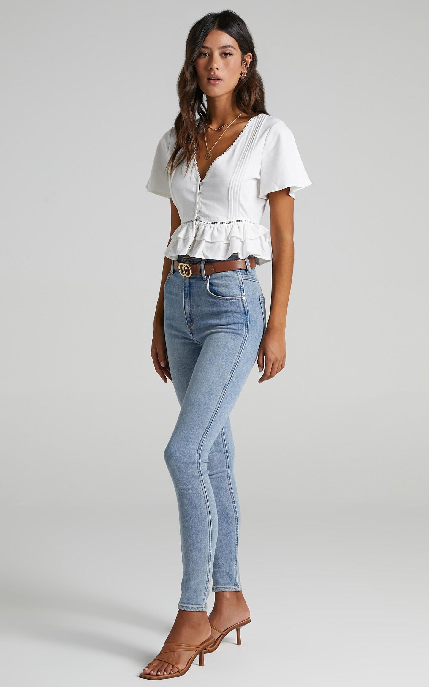 Glyn Top in White