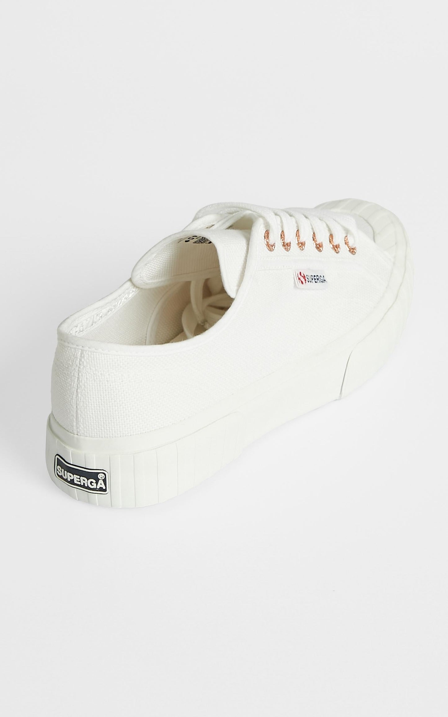 Superga - 2630 Cotu Sneakers in White - Rose Gold