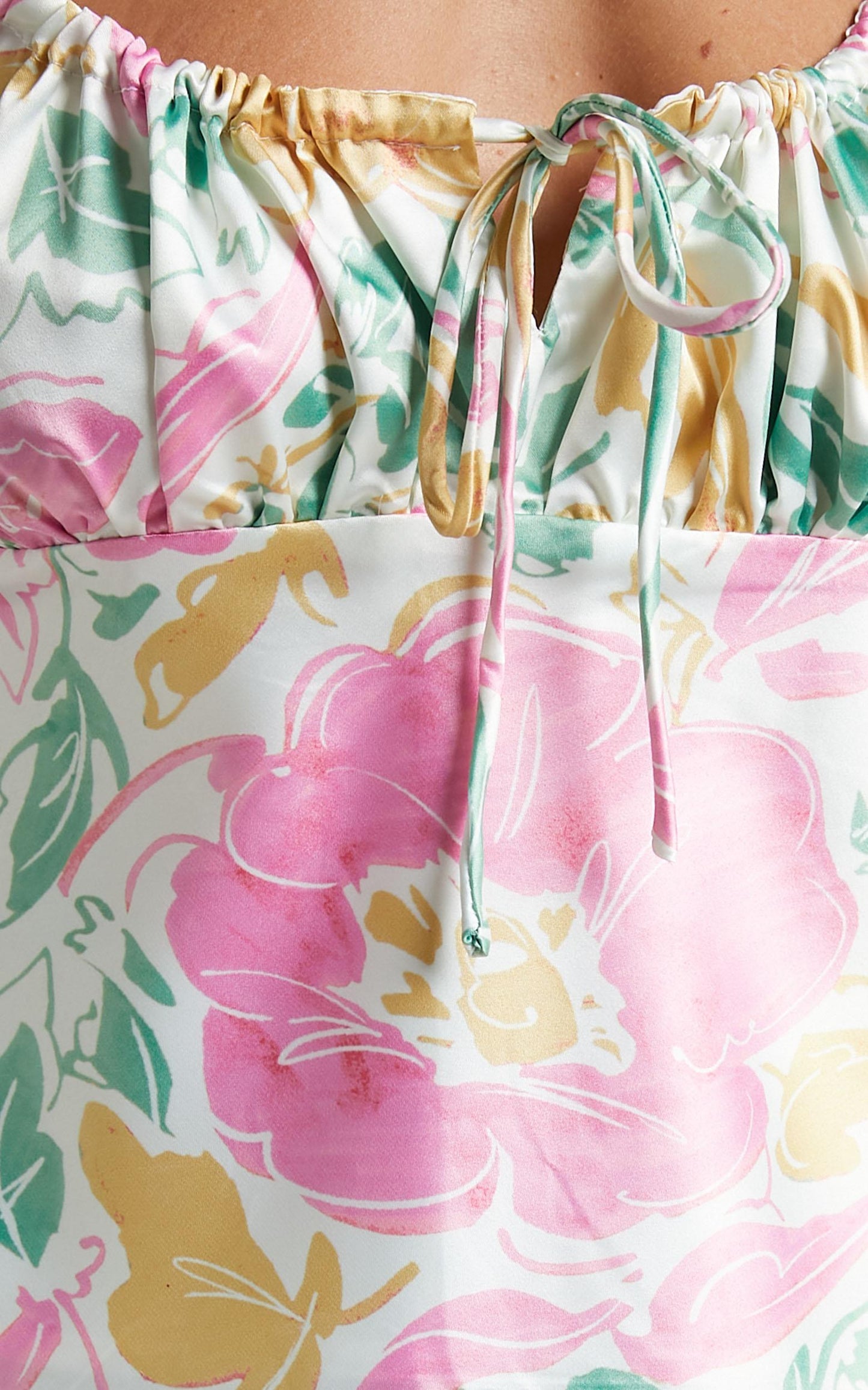 Gordes Top in Electric Floral