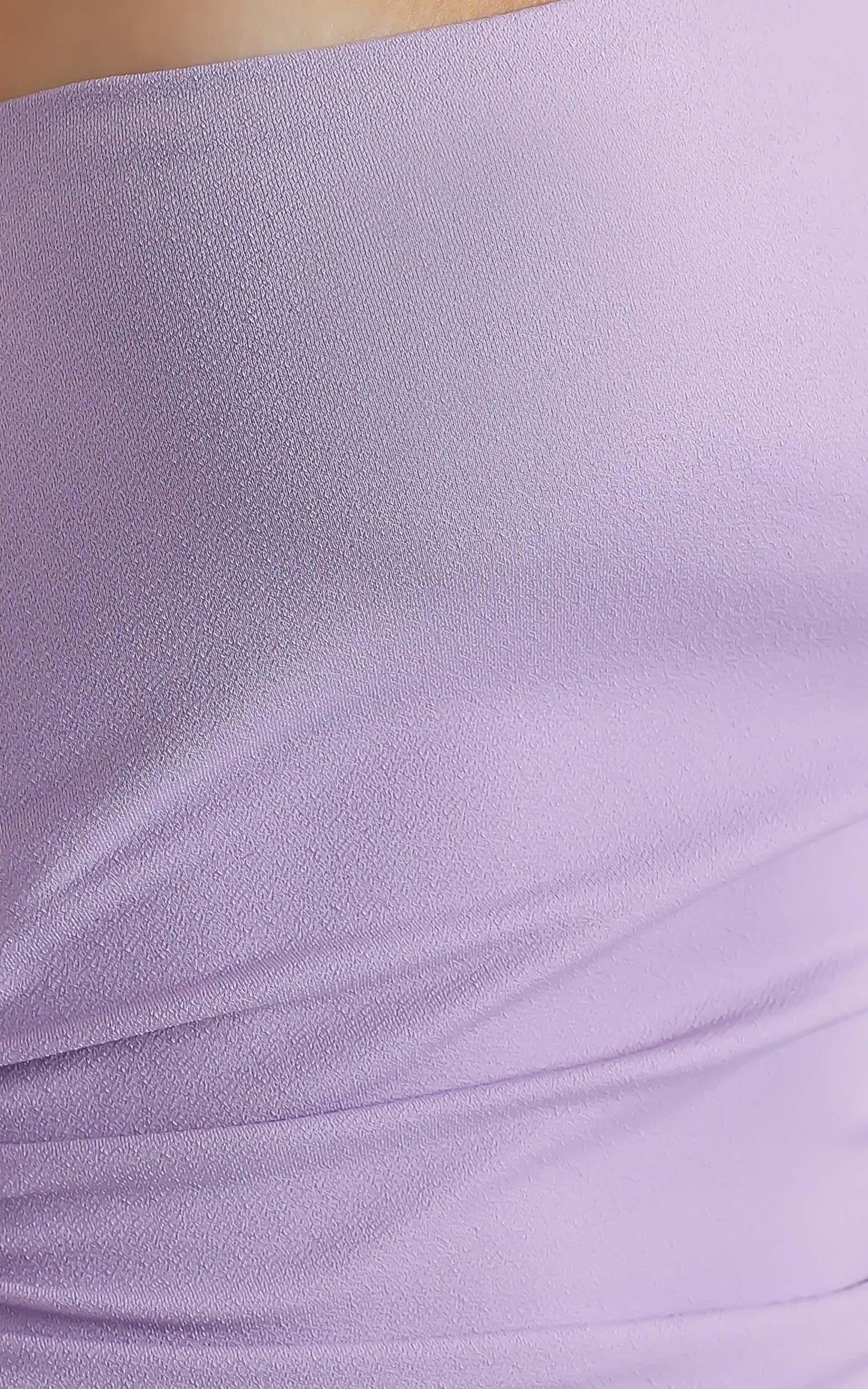 Got Me Looking One Shoulder Bodycon Midi Dress in Lilac