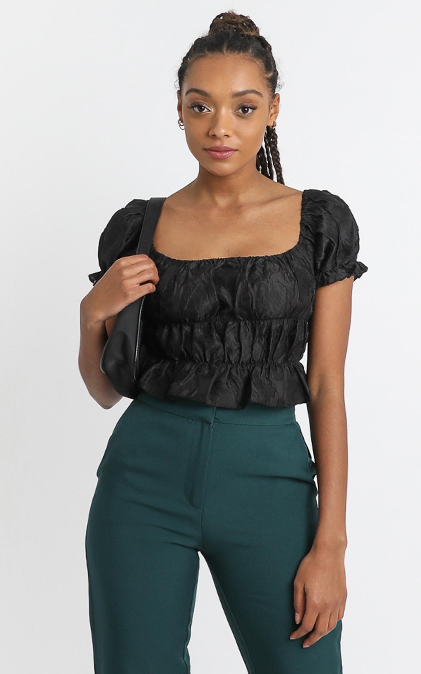 Gotta Grow Top in Black