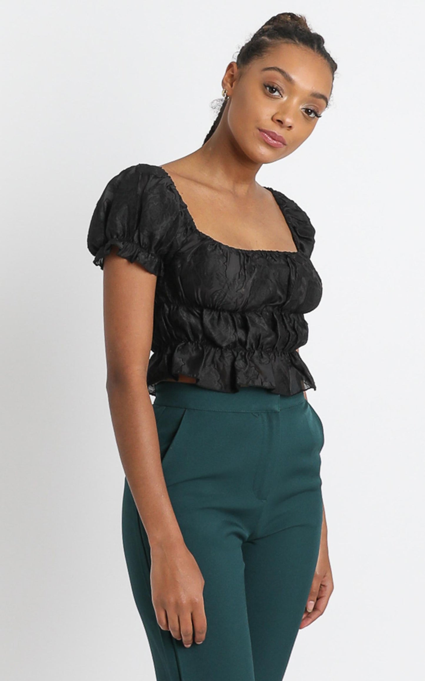 Gotta Grow Top in Black