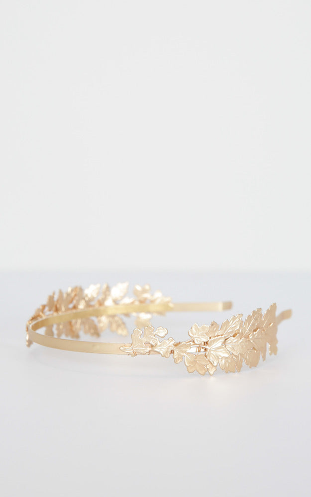 Greek Goddess headband in gold