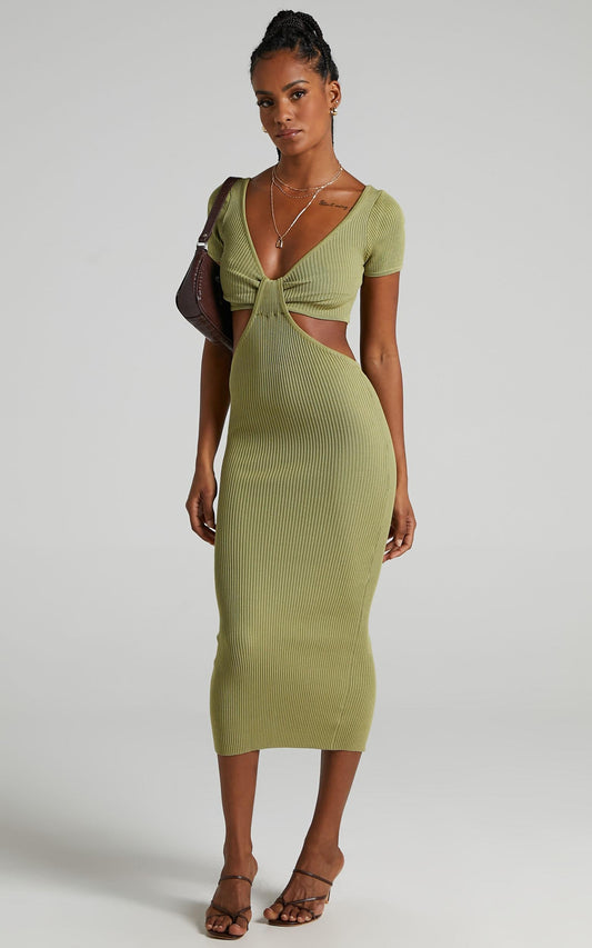 Akayla Dress in Green