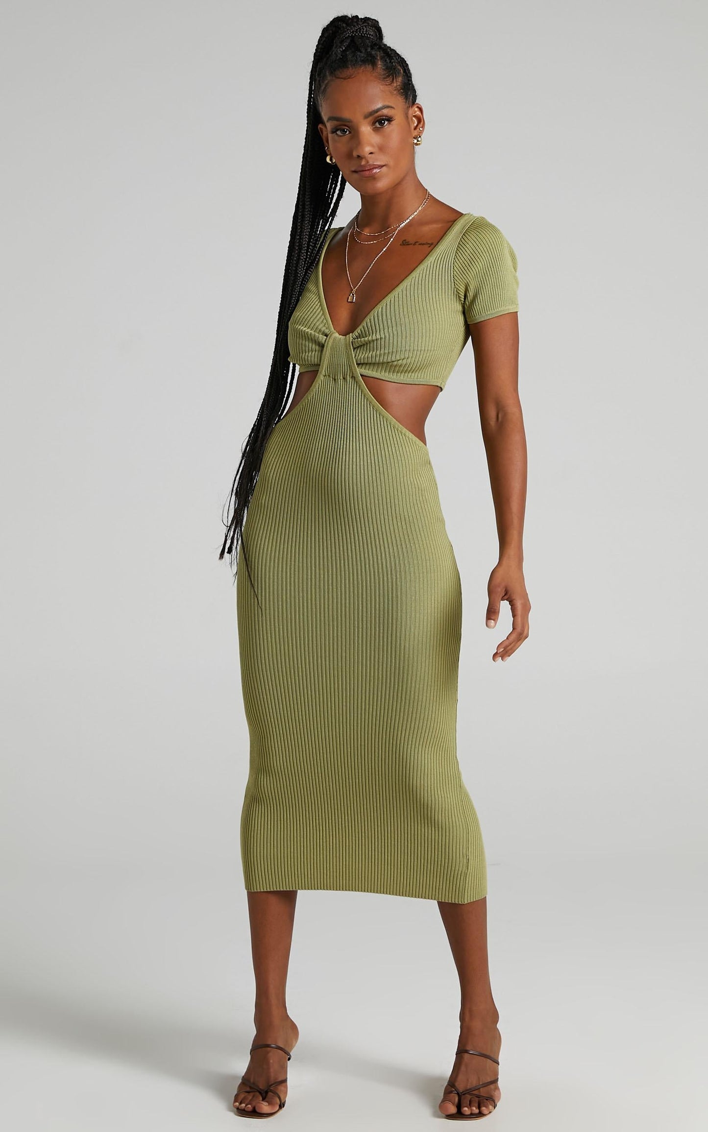 Akayla Dress in Green