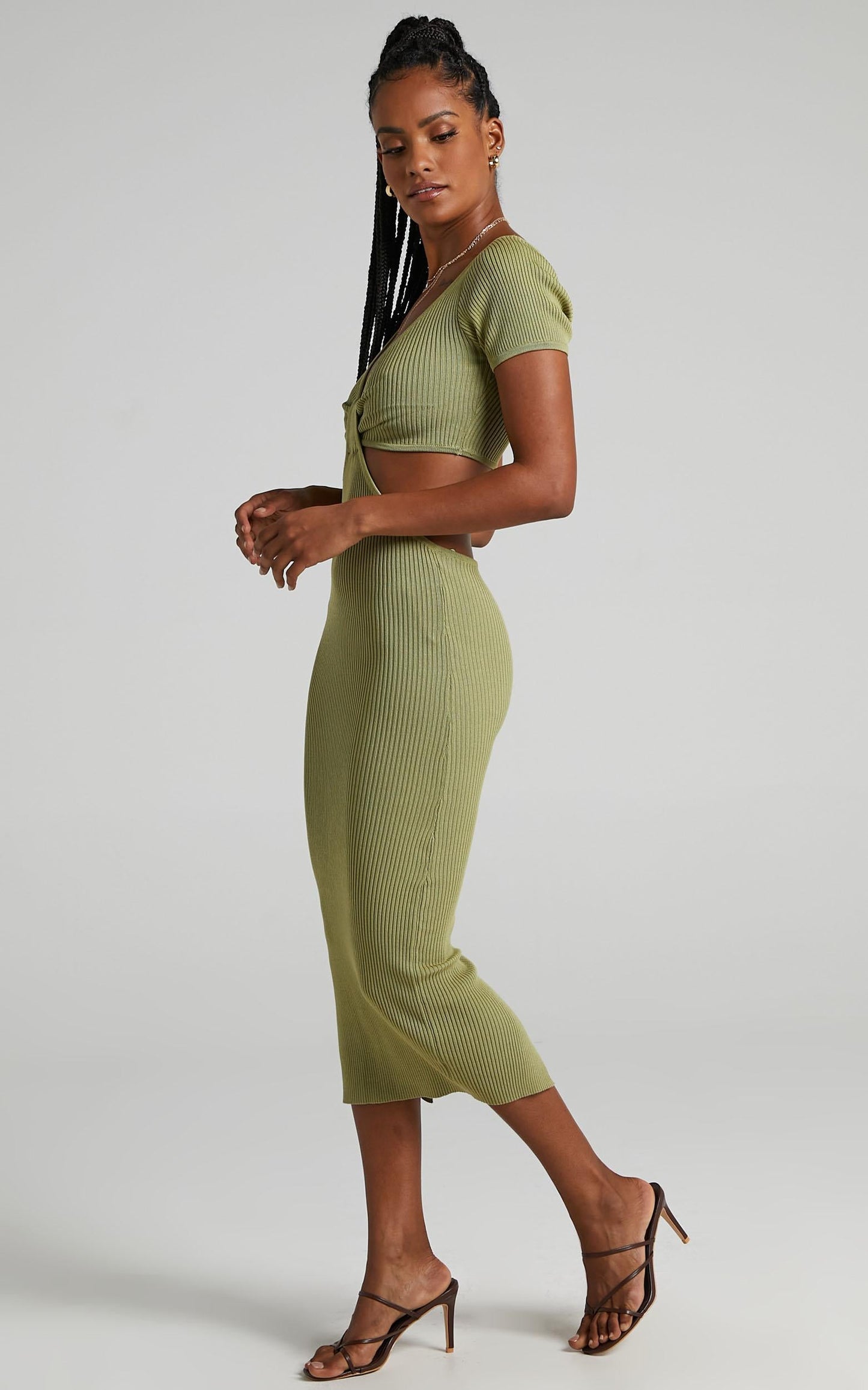 Akayla Dress in Green