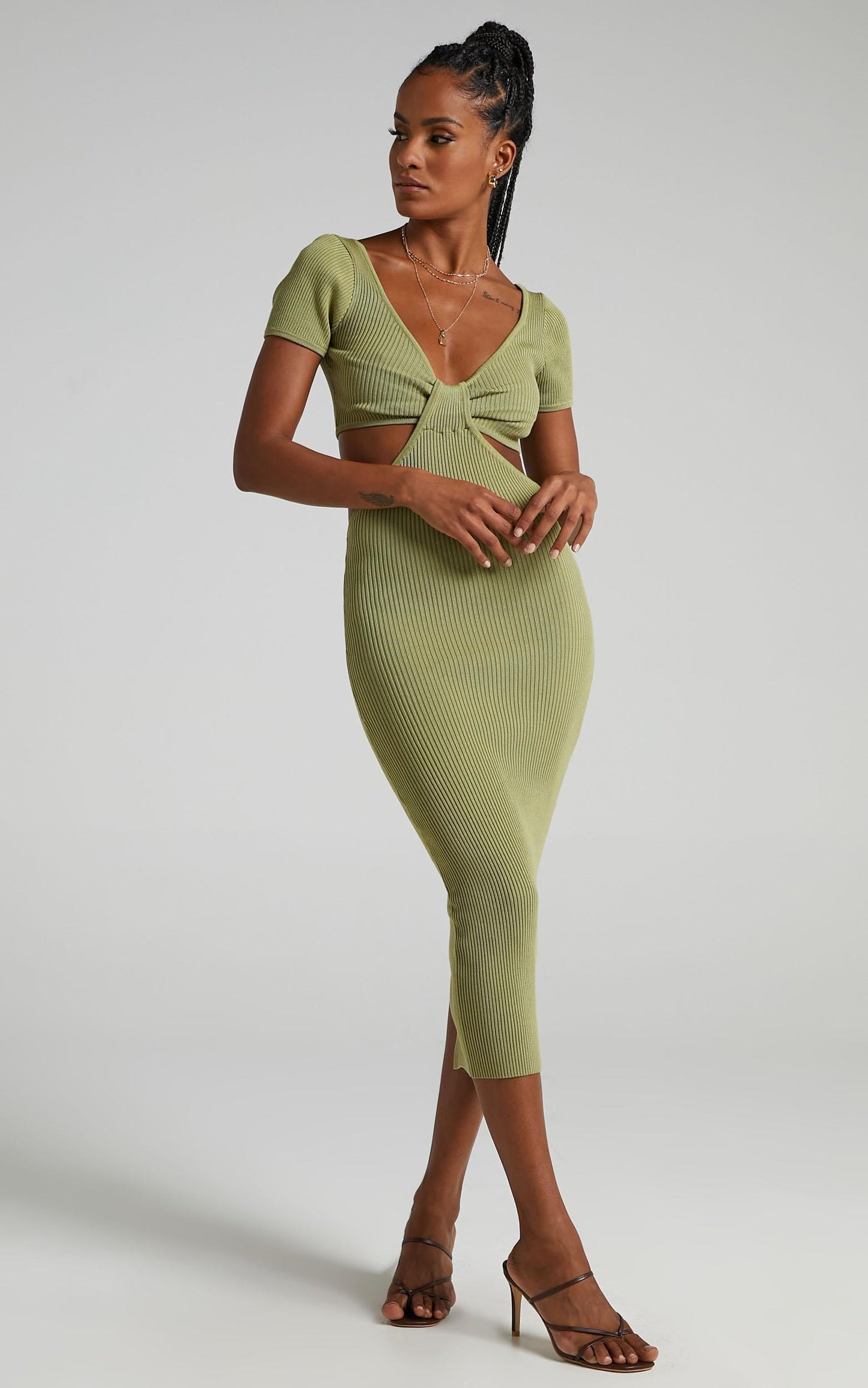 Akayla Dress in Green