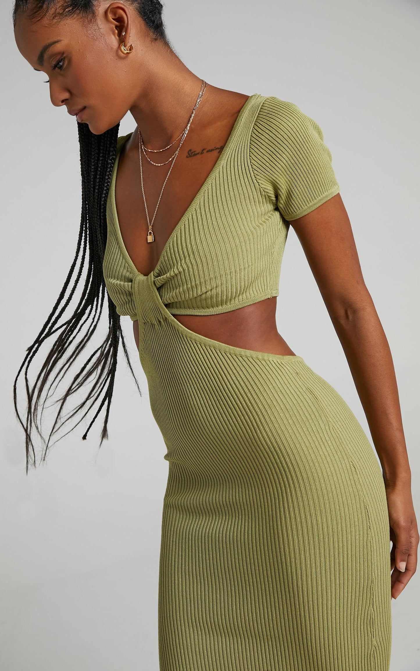 Akayla Dress in Green