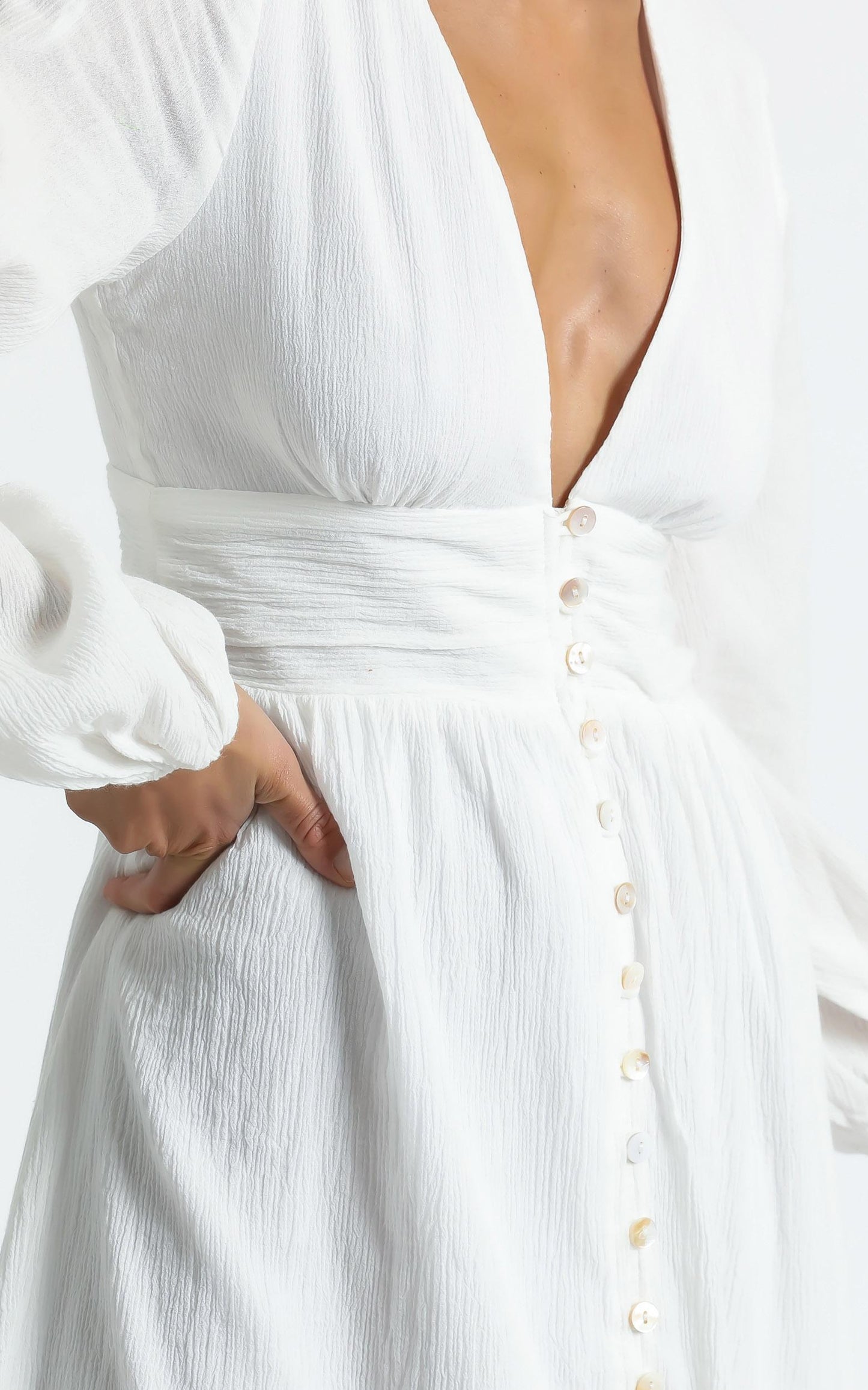 Charlie Holiday - Halcyon Dress in White