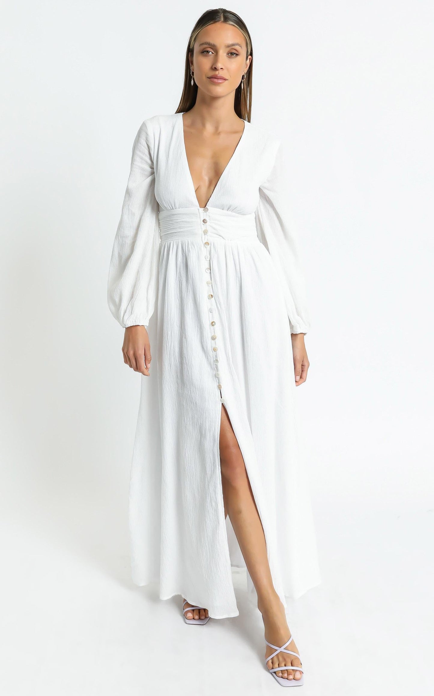 Charlie Holiday - Halcyon Dress in White