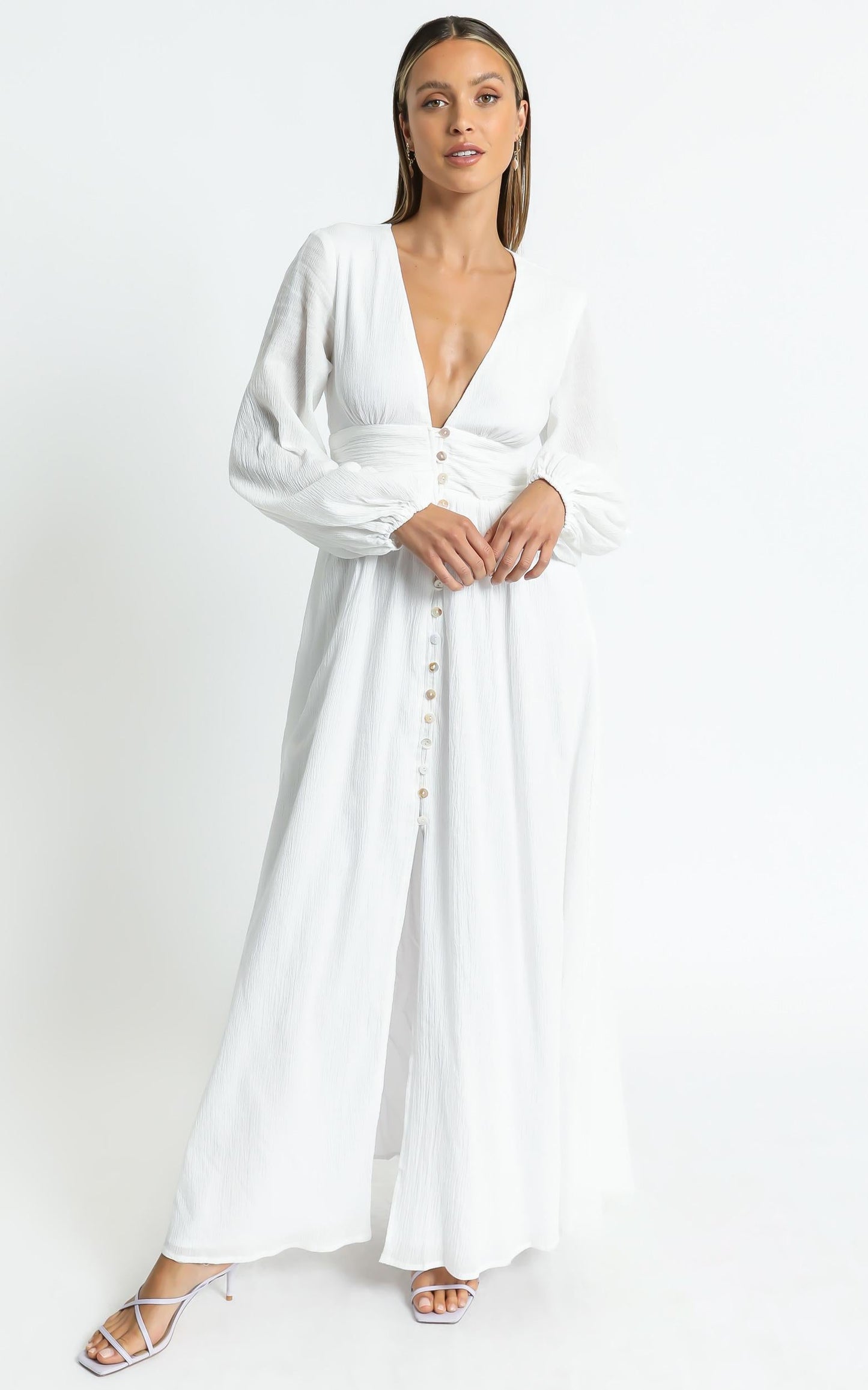 Charlie Holiday - Halcyon Dress in White