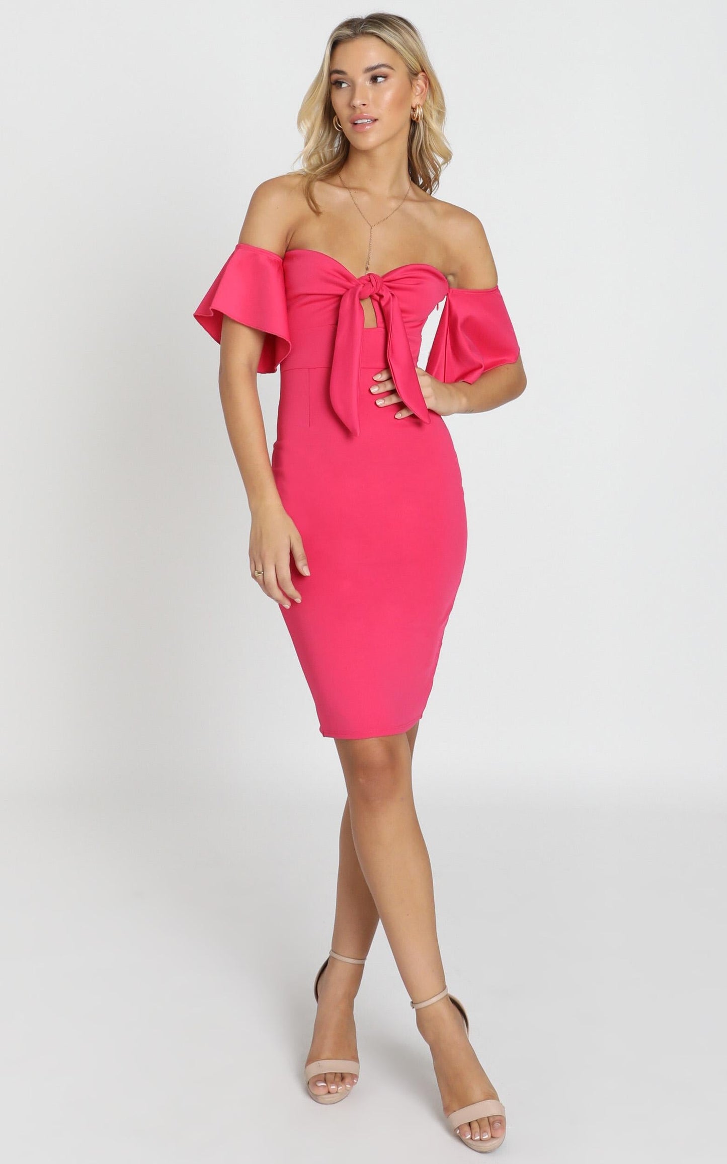 Guest Edit Dress in Berry