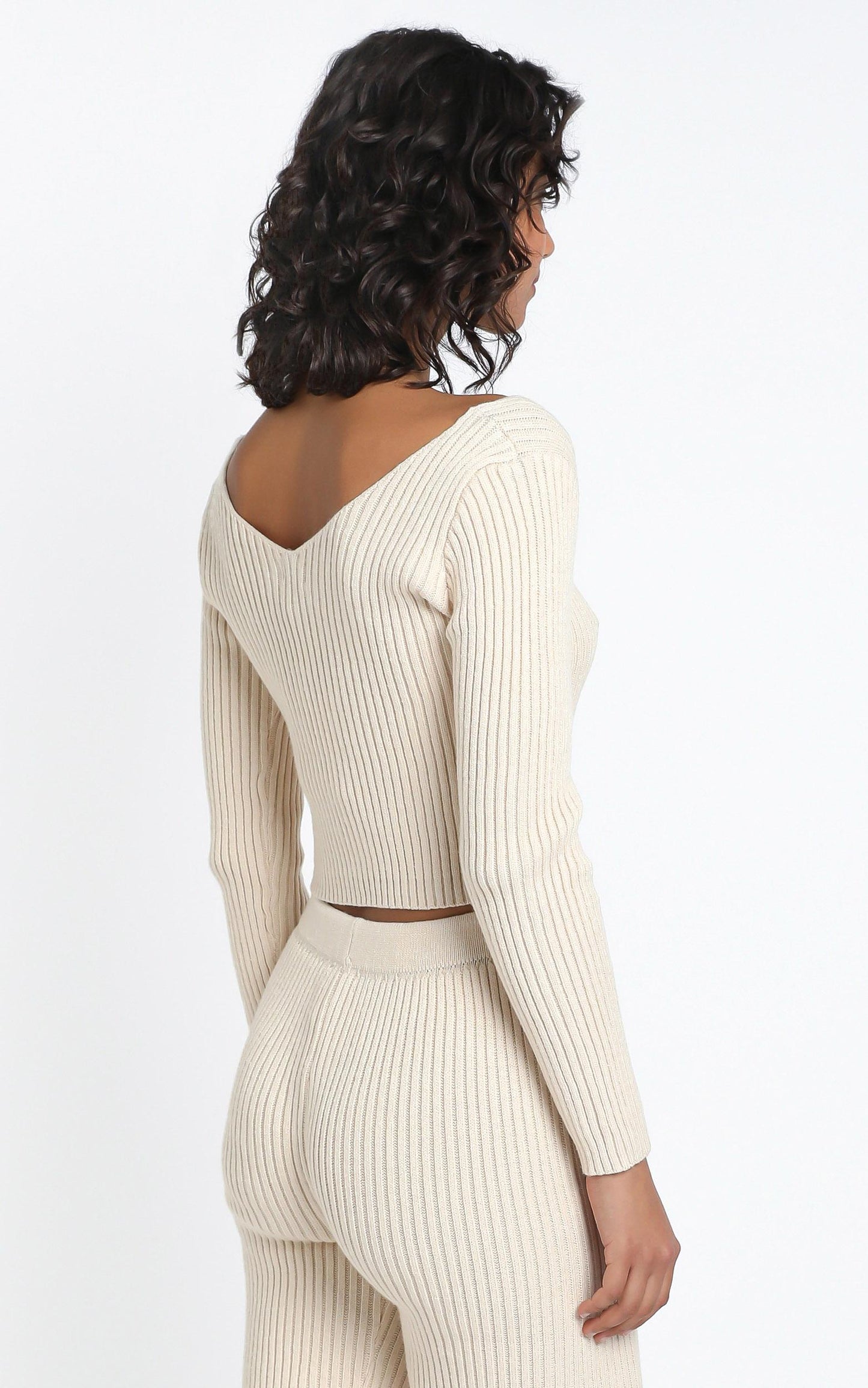 Gweneth Knit Jumper in Beige