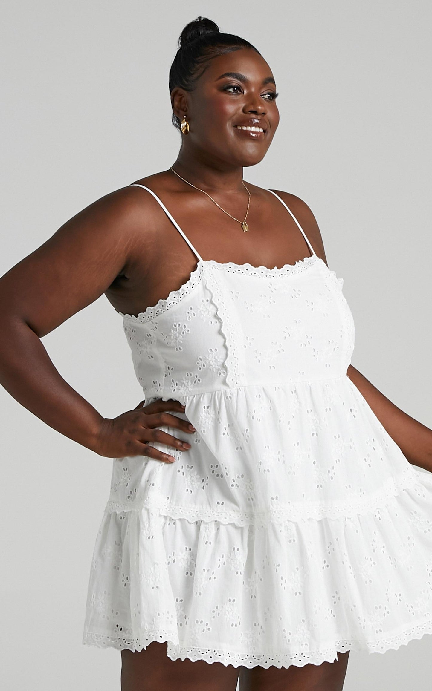 Hapi Dress in White
