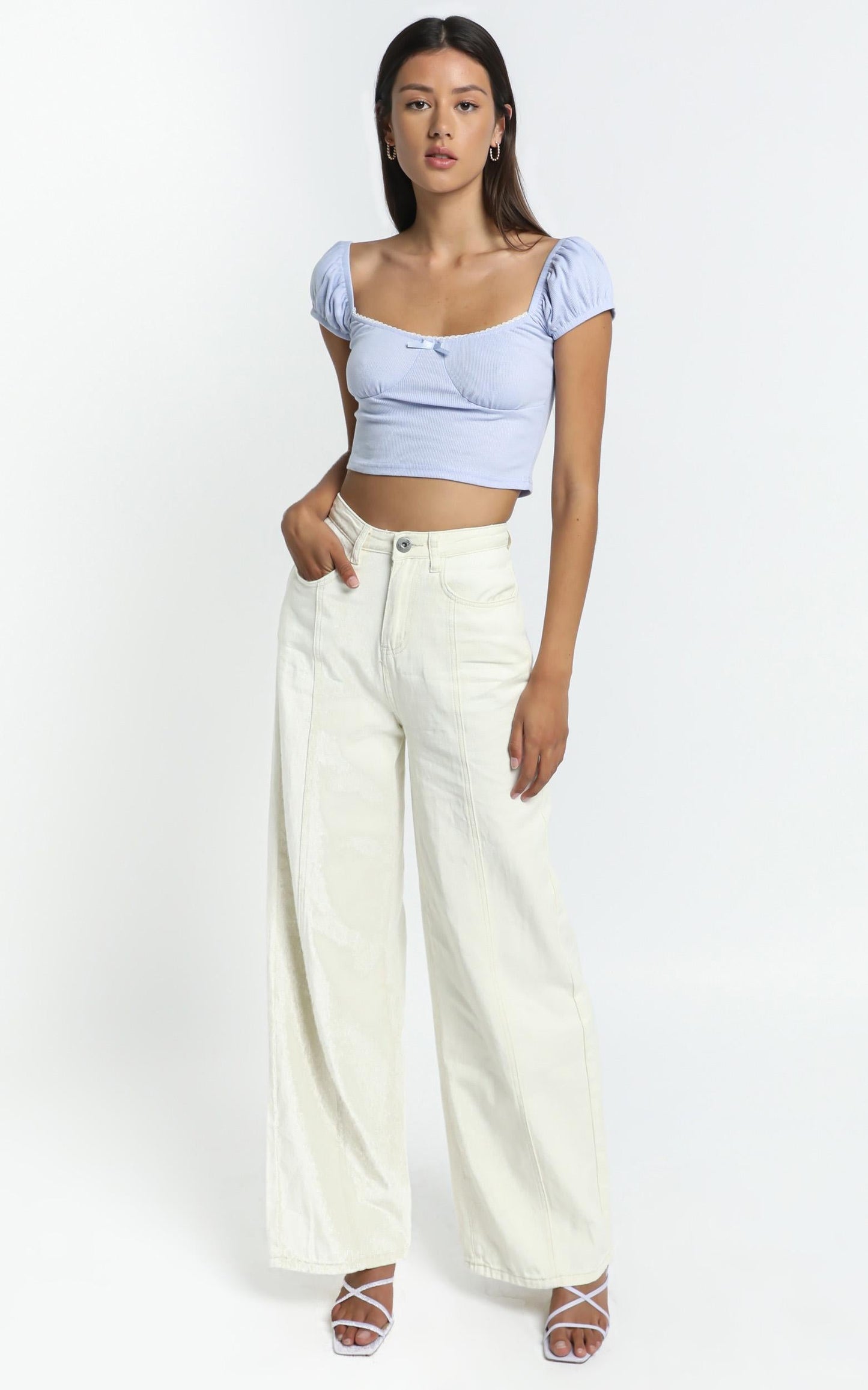 Halle Top in Lilac