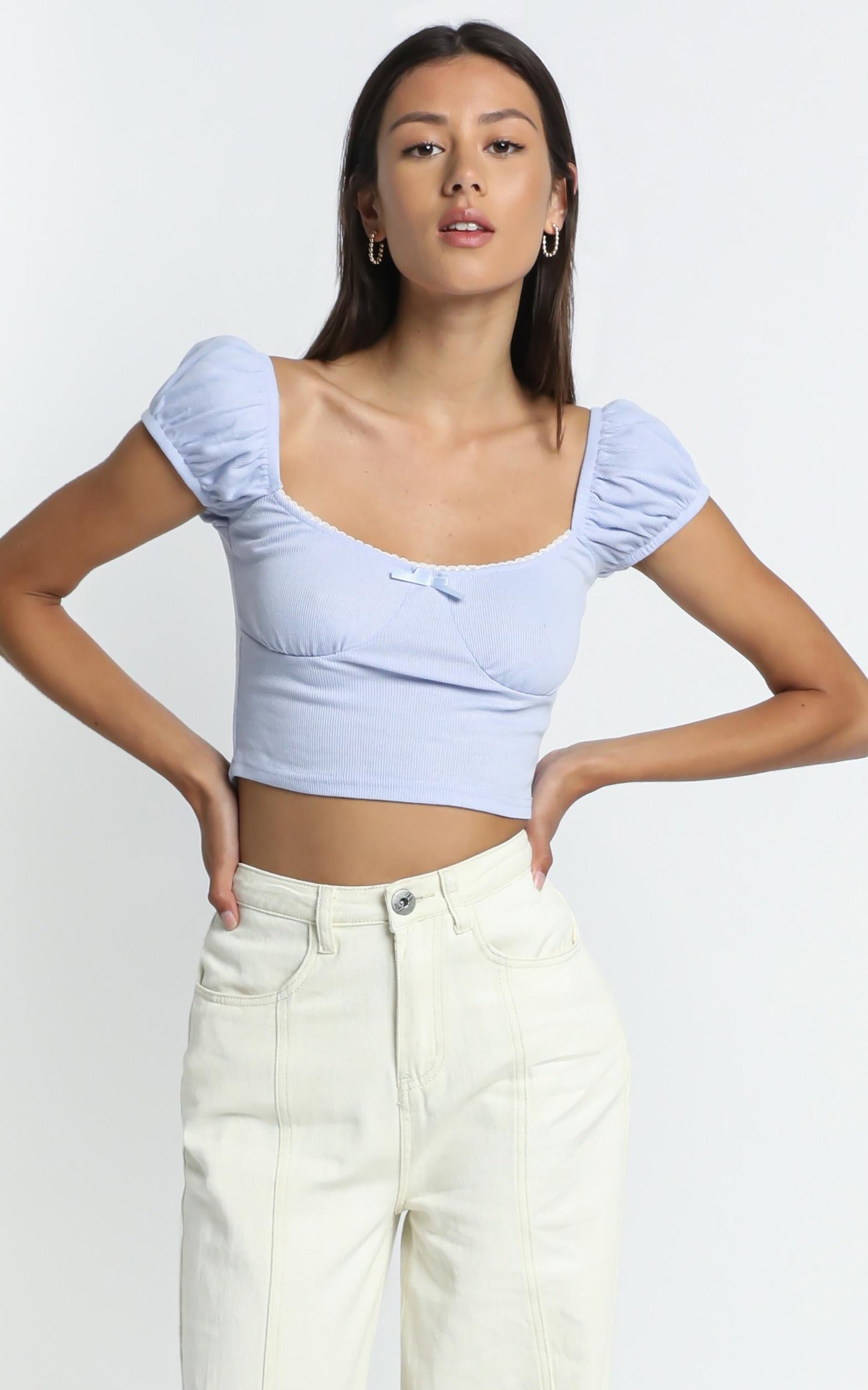 Halle Top in Lilac