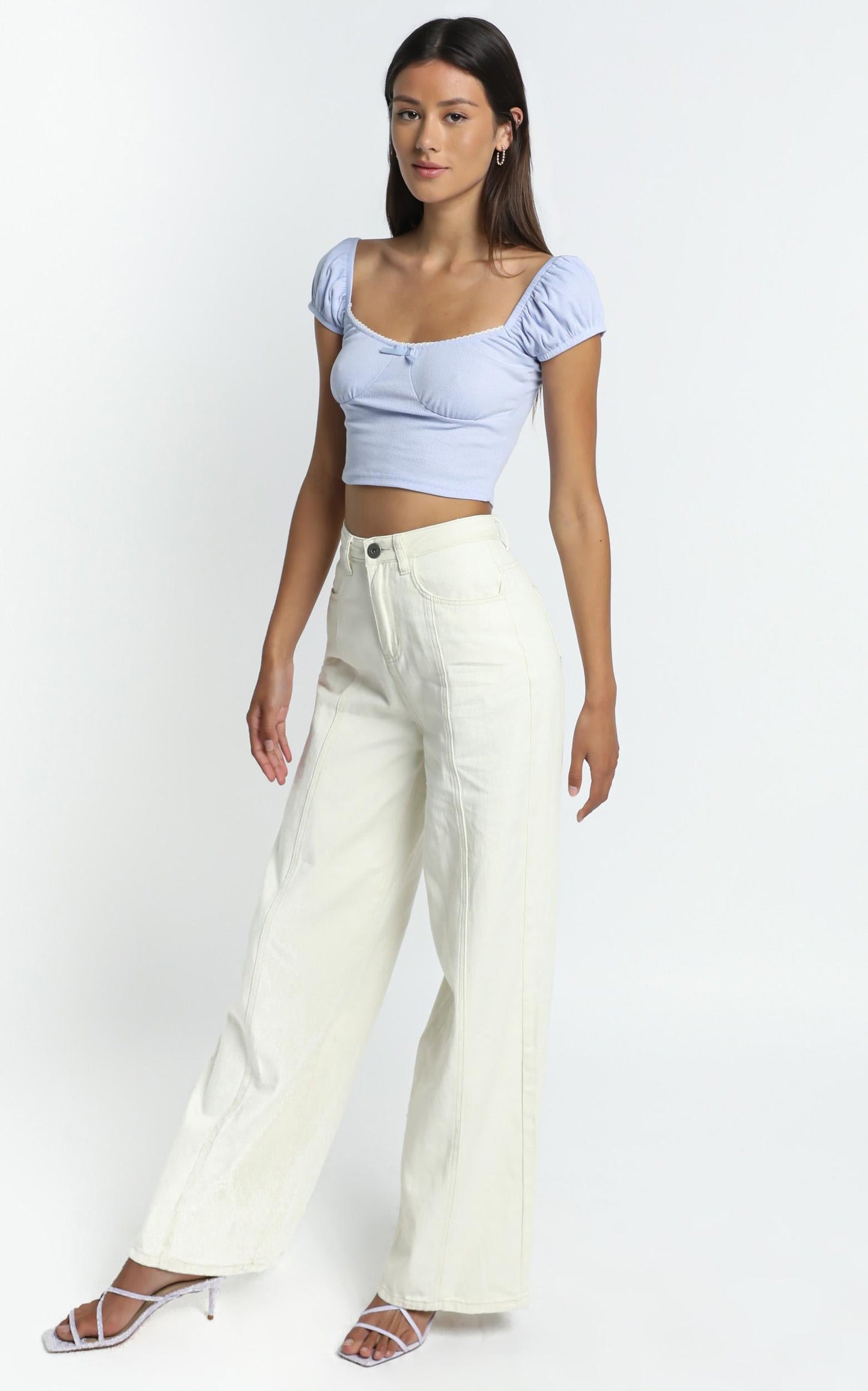 Halle Top in Lilac
