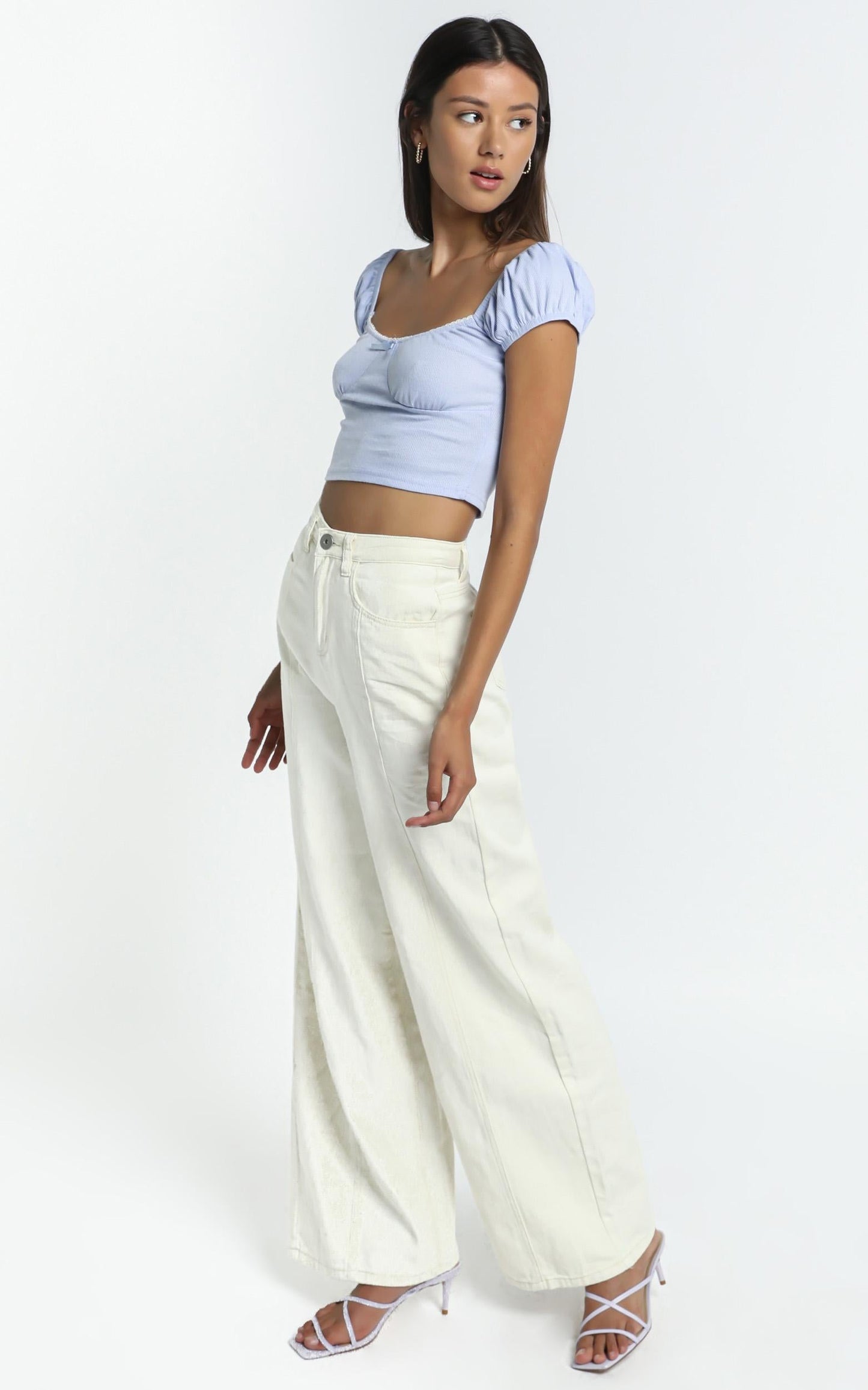Halle Top in Lilac