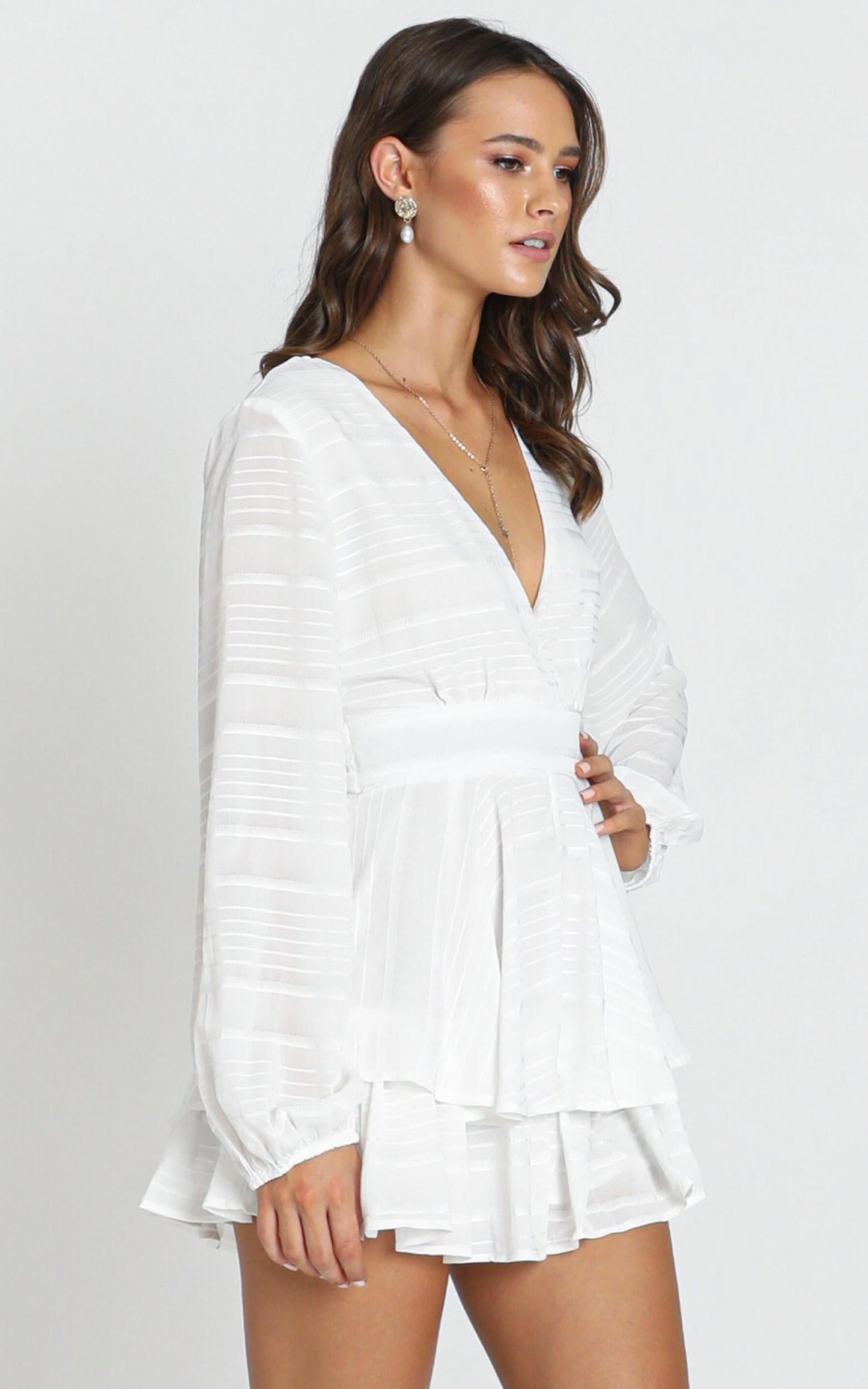 Hamilton Playsuit In White