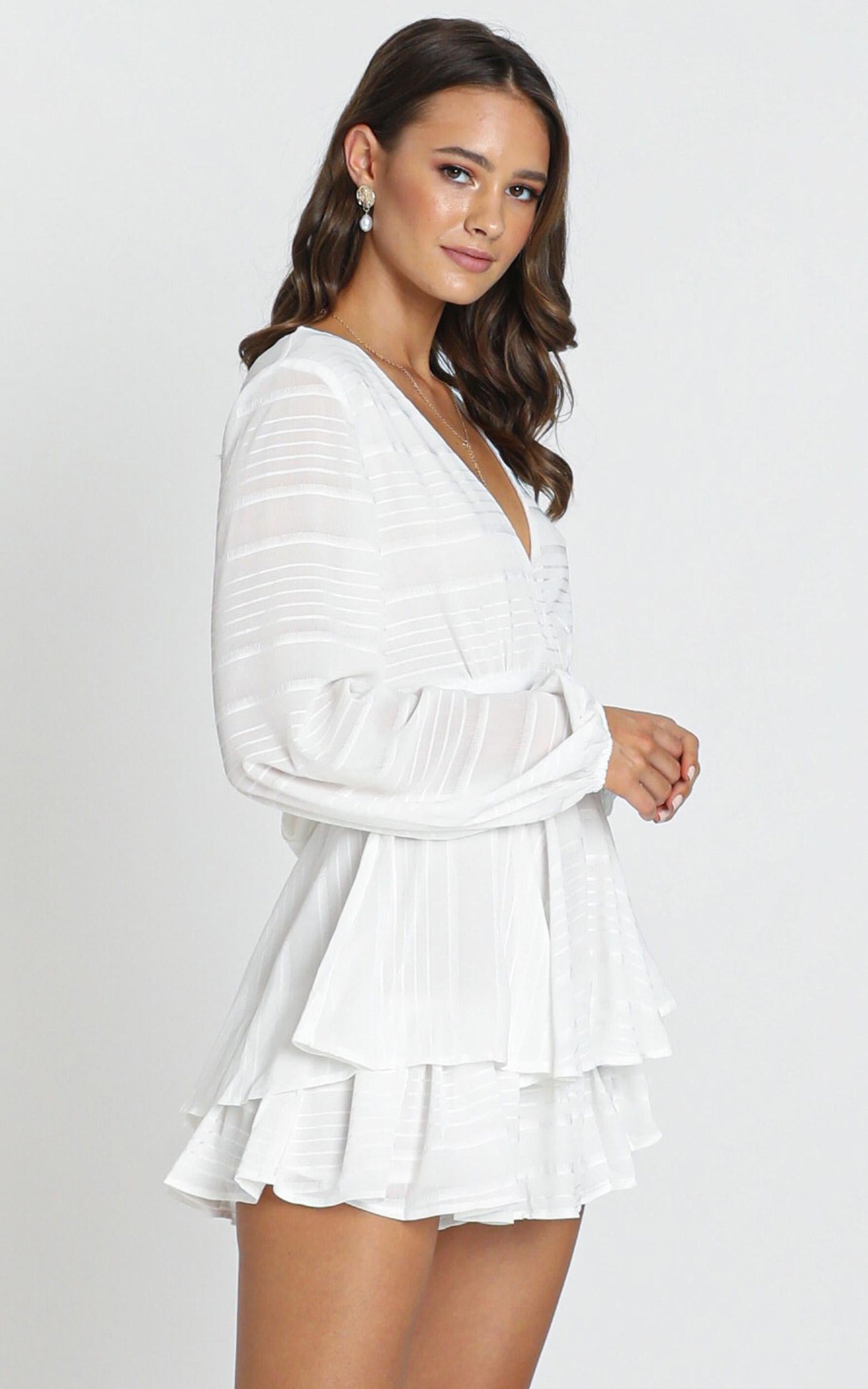 Hamilton Playsuit In White