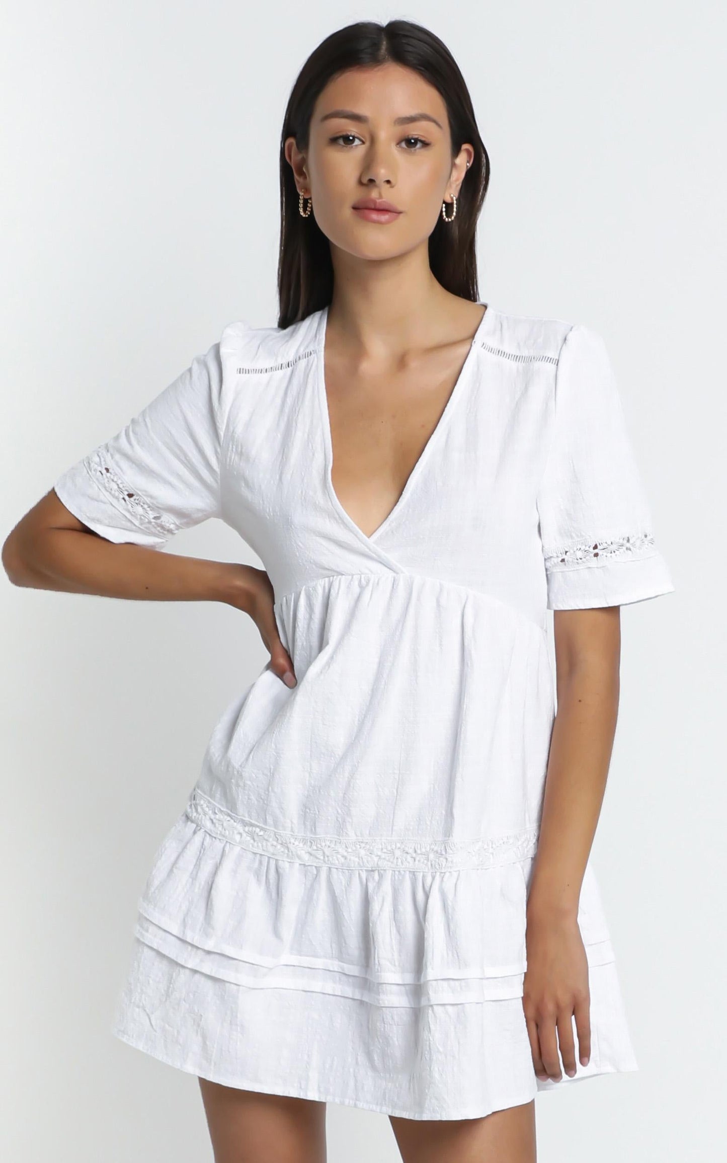 Hampton Dress in White