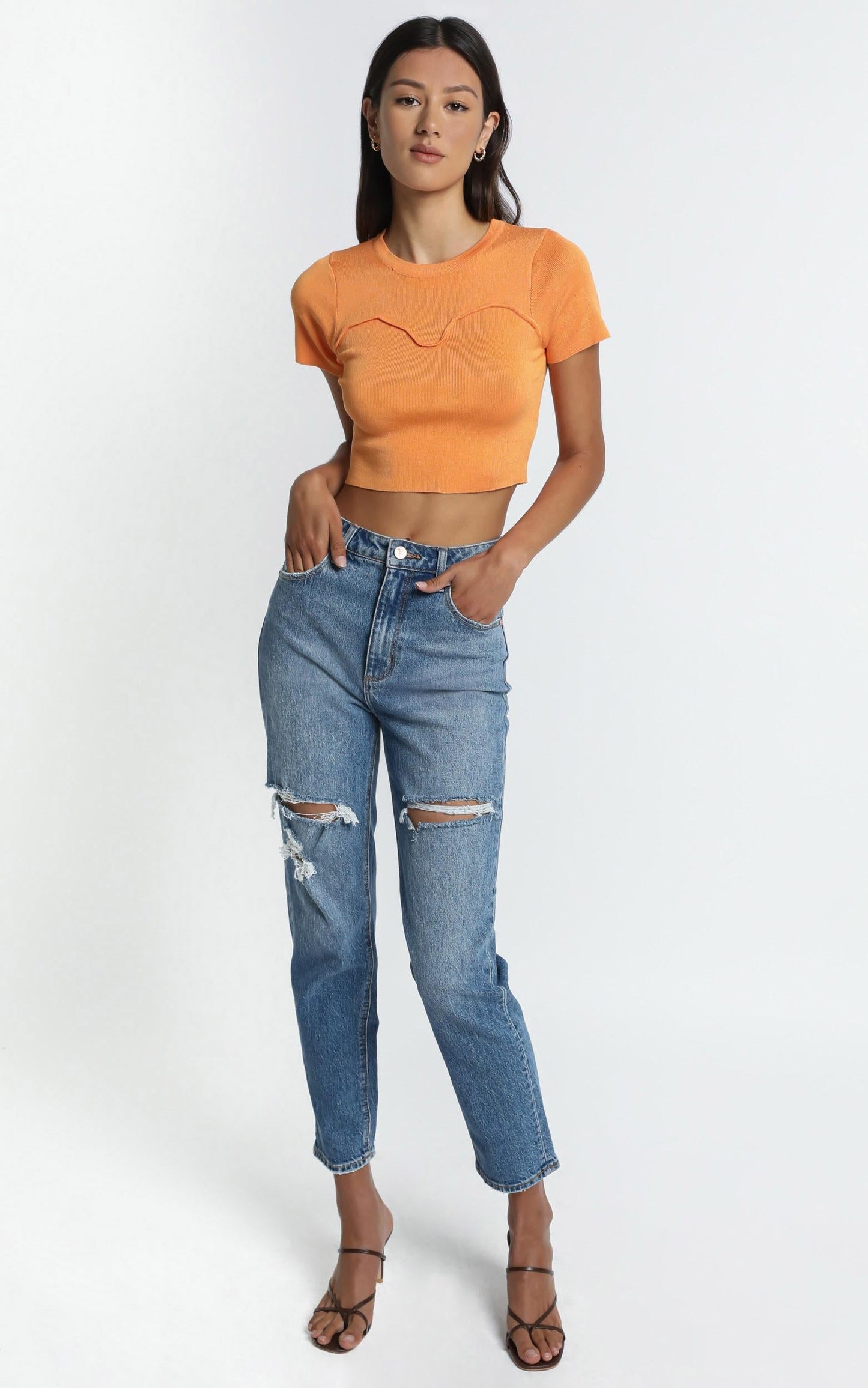 Havana Top in Orange