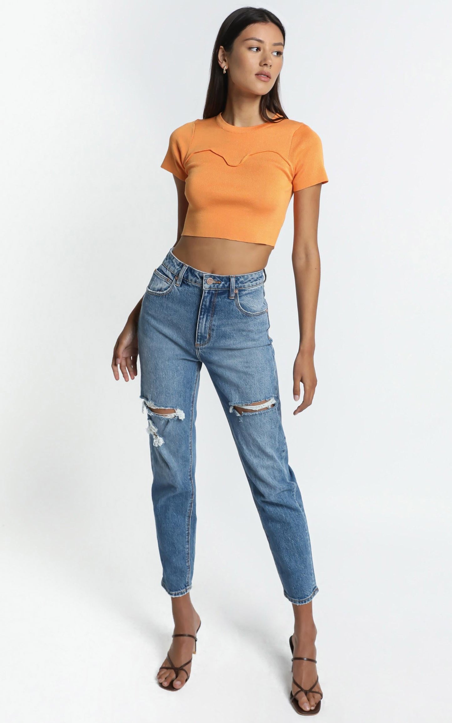 Havana Top in Orange