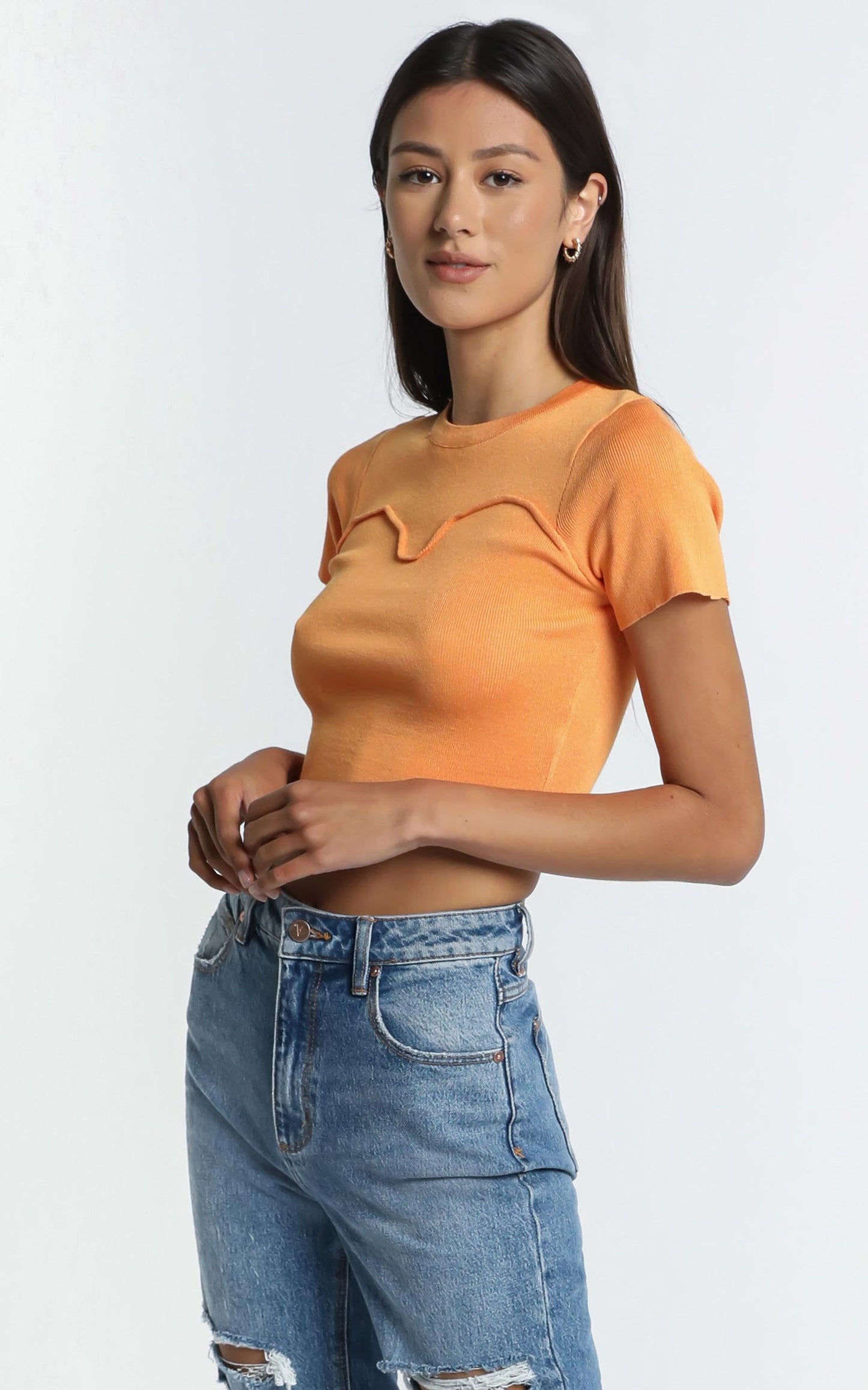 Havana Top in Orange