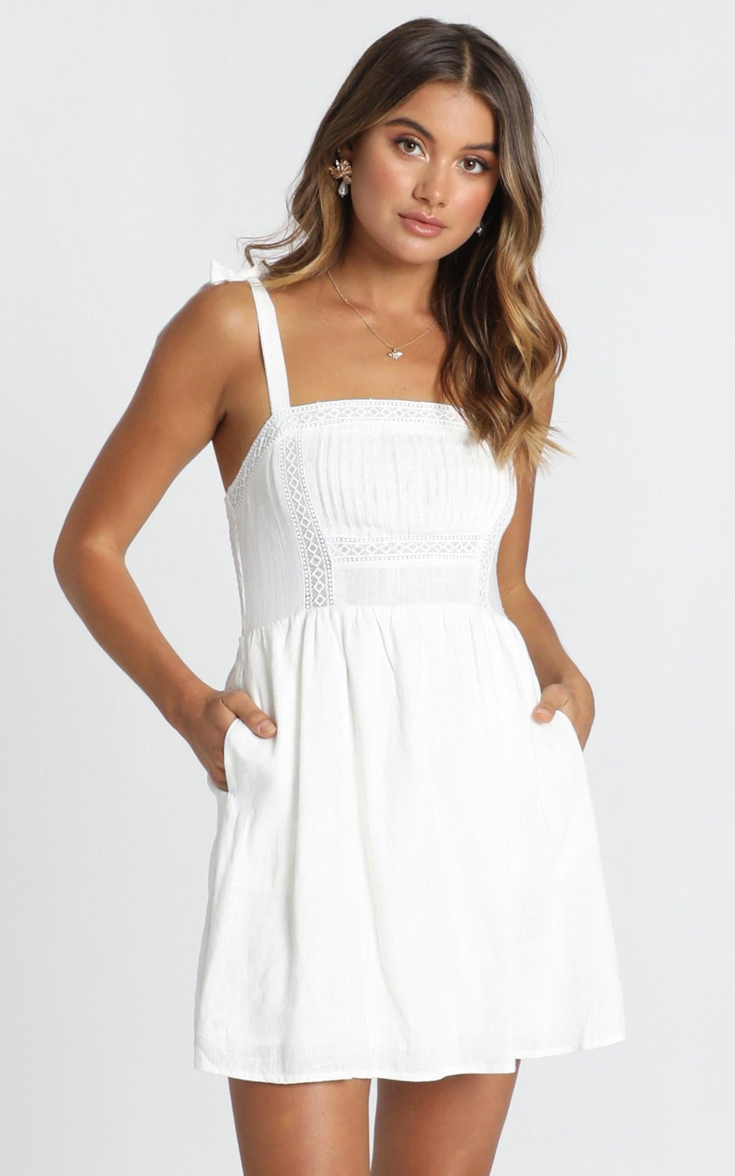 Hawaii Dreaming Dress In White